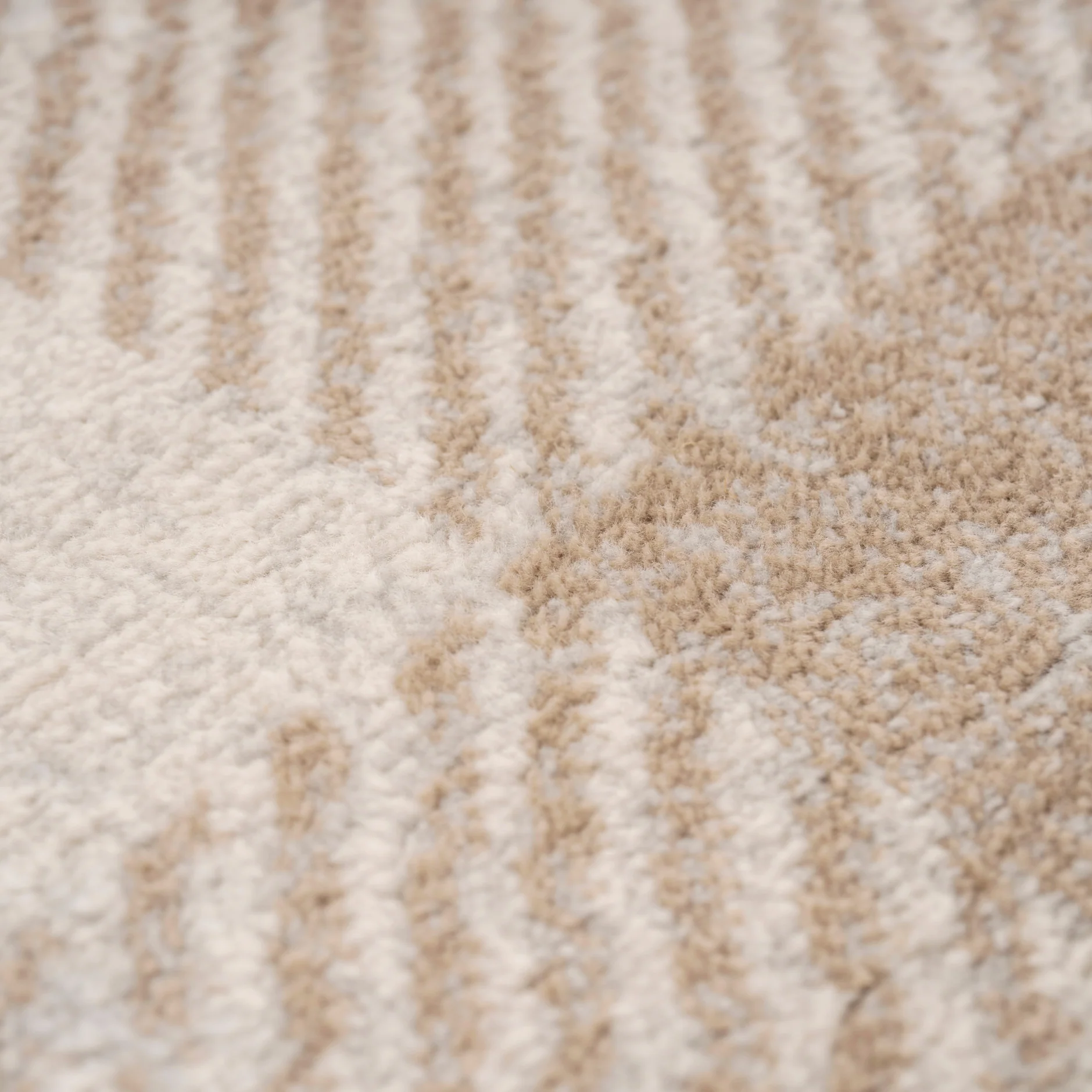 Neutral Cream Beige Tartan Rug - Angus - Image 8