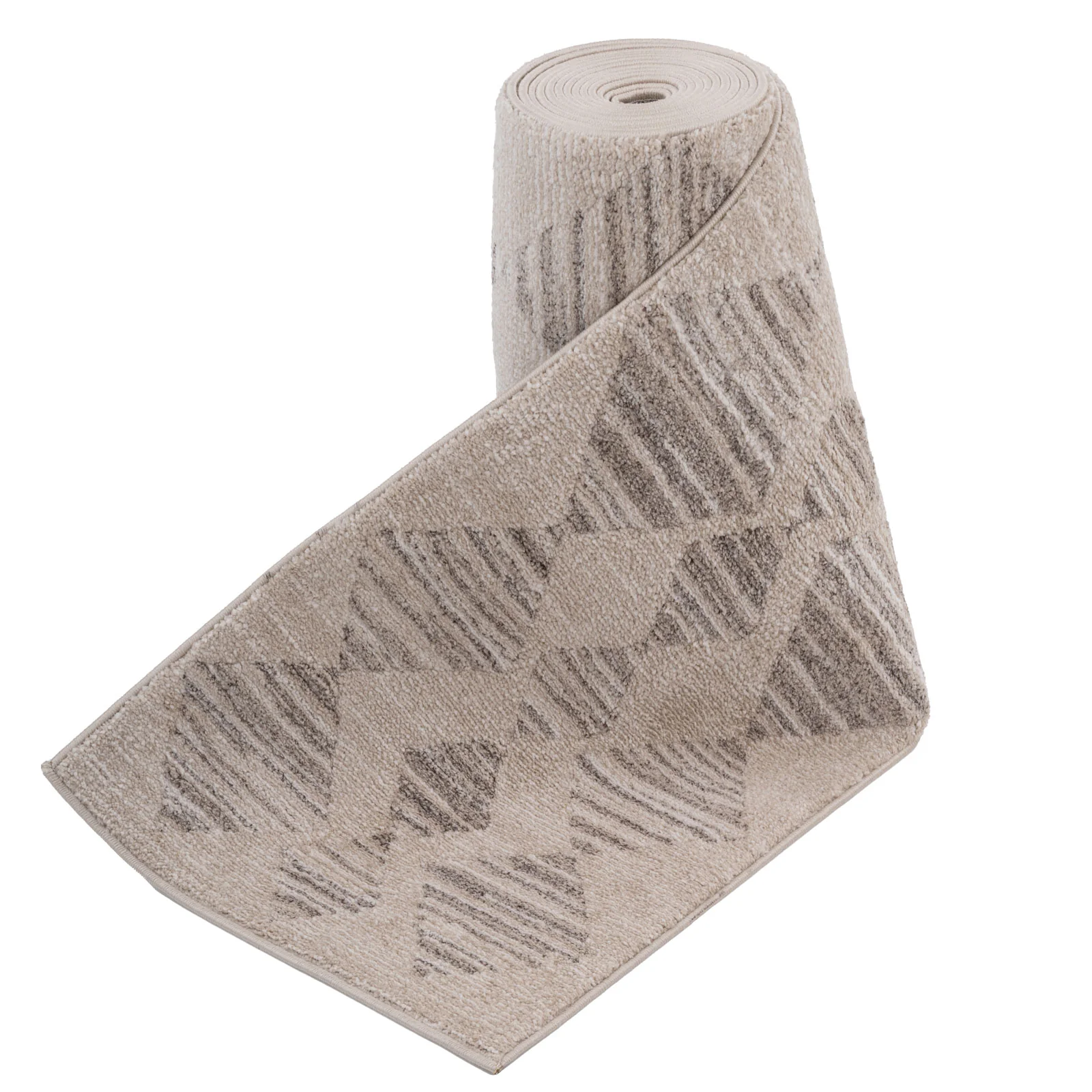 Neutral Diamond Pattern Area Rug - Lucas - Image 10