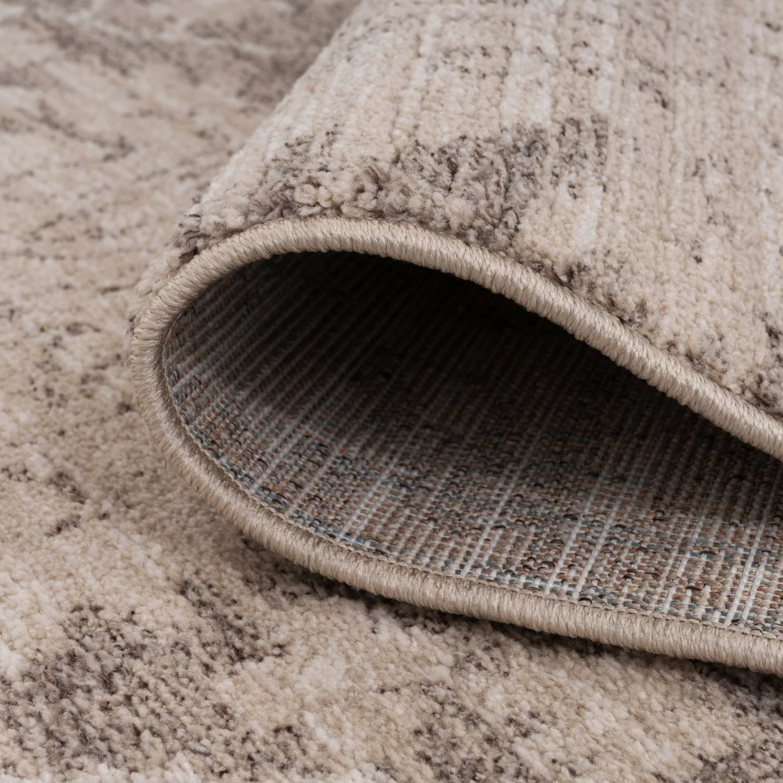 Neutral Floral Living Room Rug - Leonie - Image 8