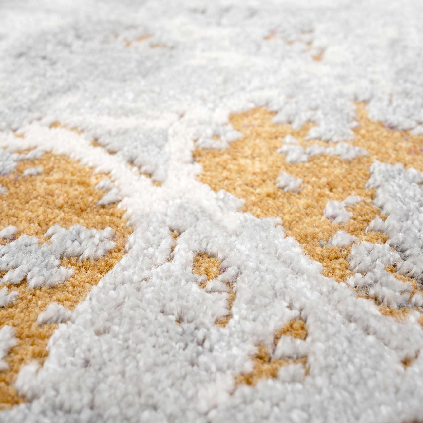 Ornate Soft Grey Distressed Medallion Living Room Rug - Meredith - Image 5