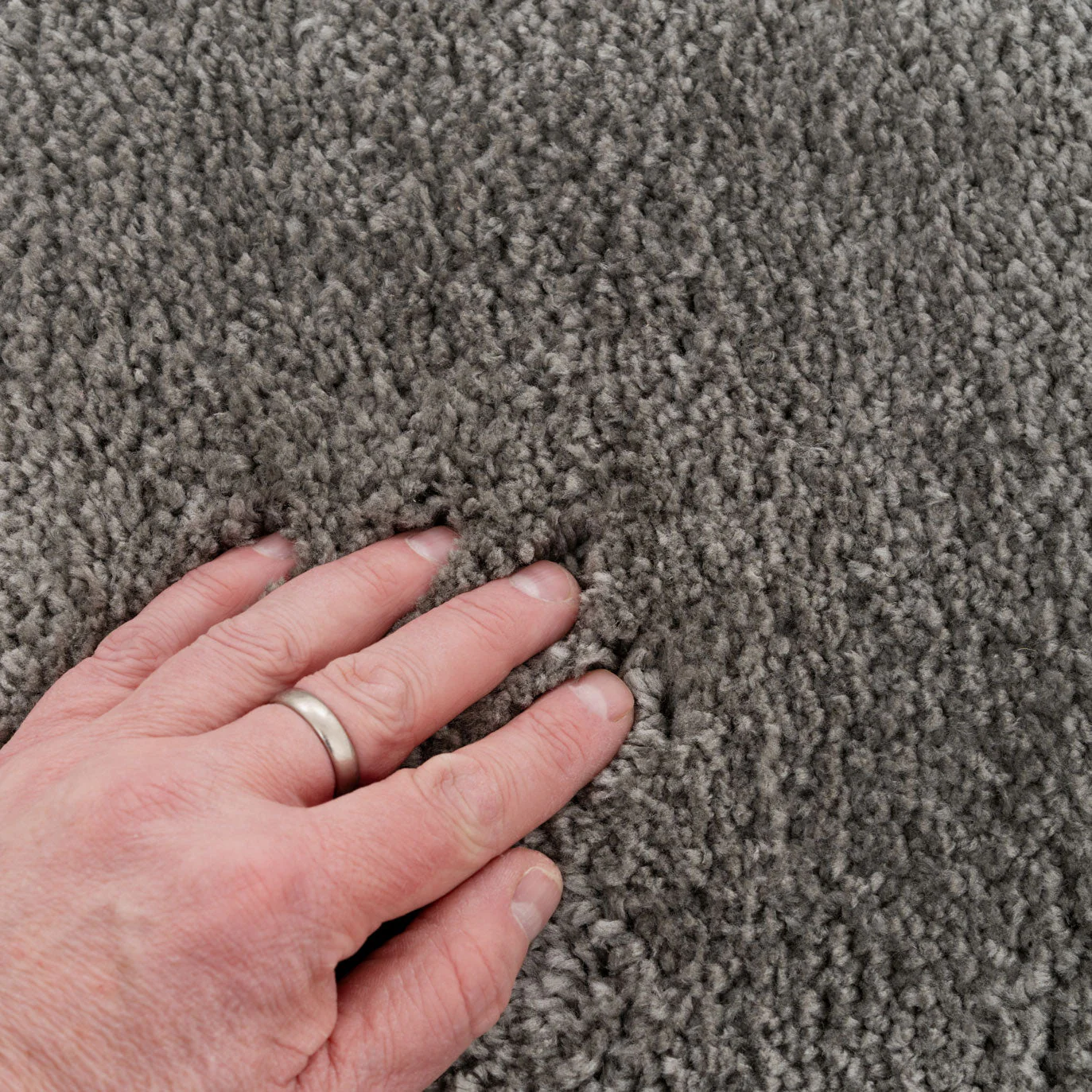 Premium Grey Shaggy Circle Rug - Dove - Image 7