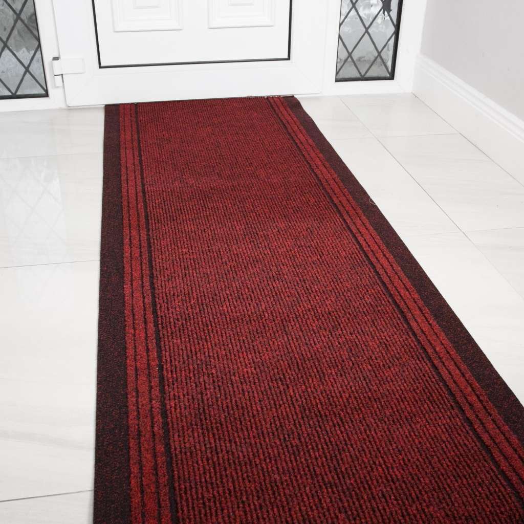 Red Hard Wearing Runner Rugs - Image 4