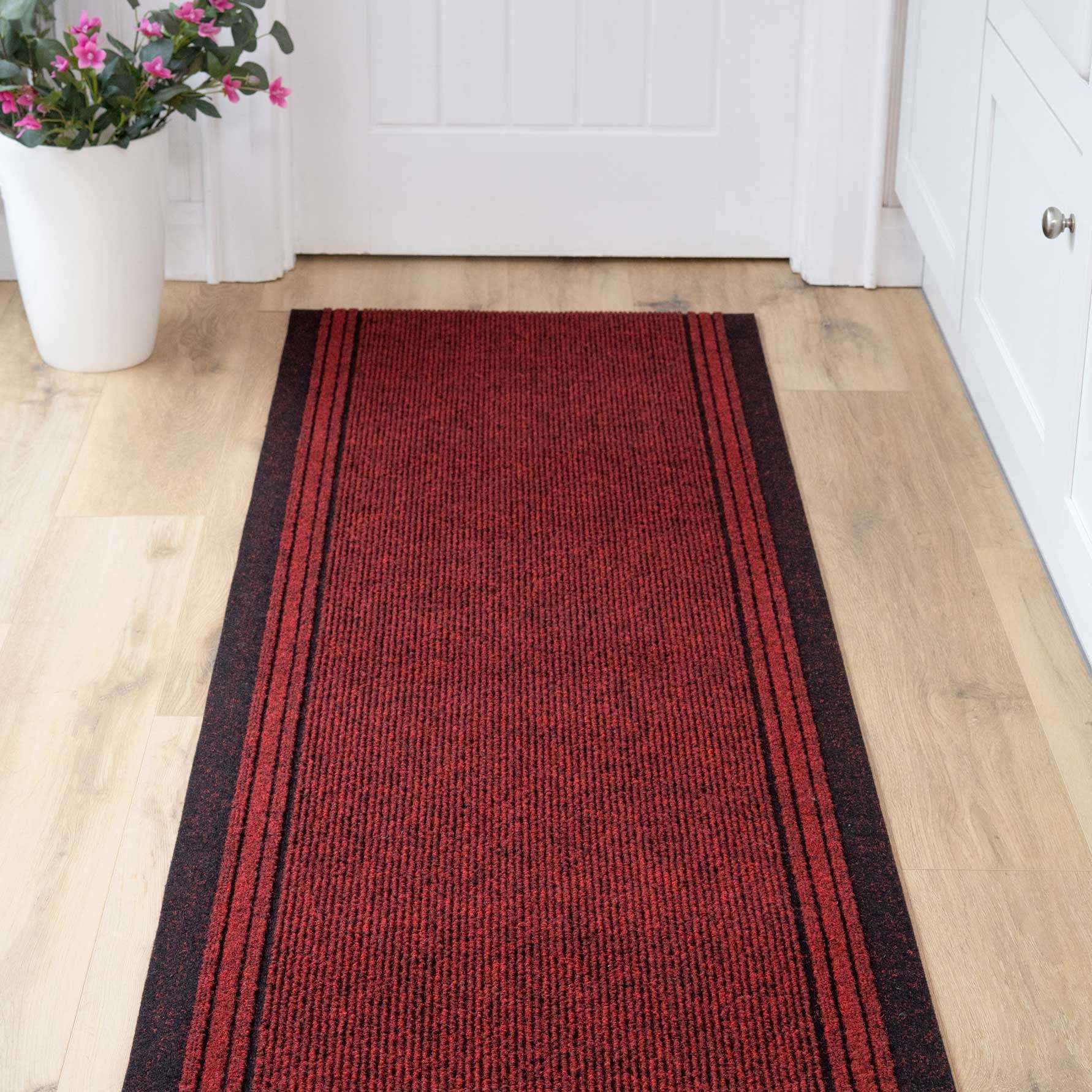 Red Hard Wearing Runner Rugs - Image 6