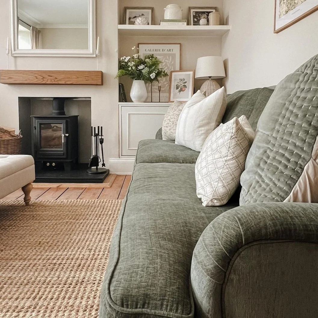 Rustic Jute Sisal Brown Natural Area Rugs - Boucle - Image 11