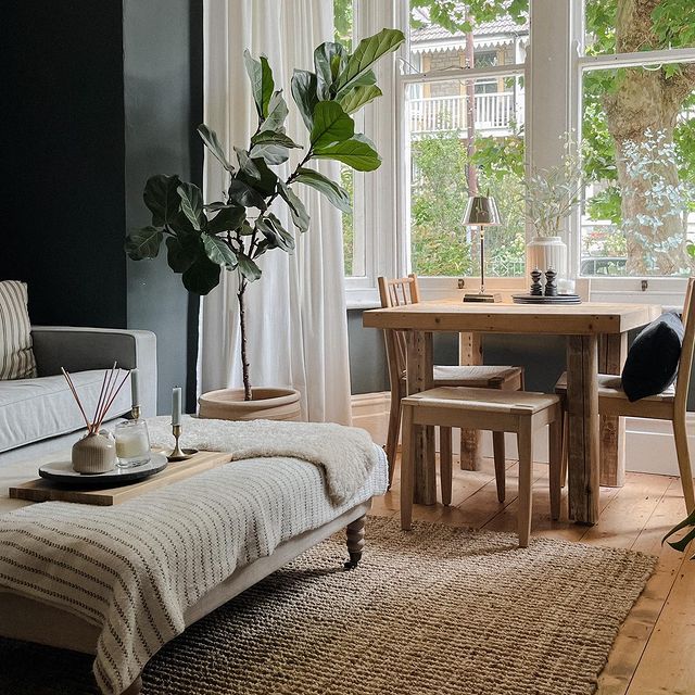 Rustic Jute Sisal Brown Natural Area Rugs - Boucle - Image 5