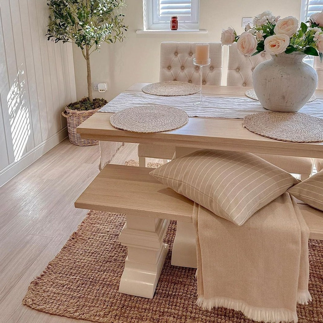 Rustic Jute Sisal Brown Natural Area Rugs - Boucle - Image 9