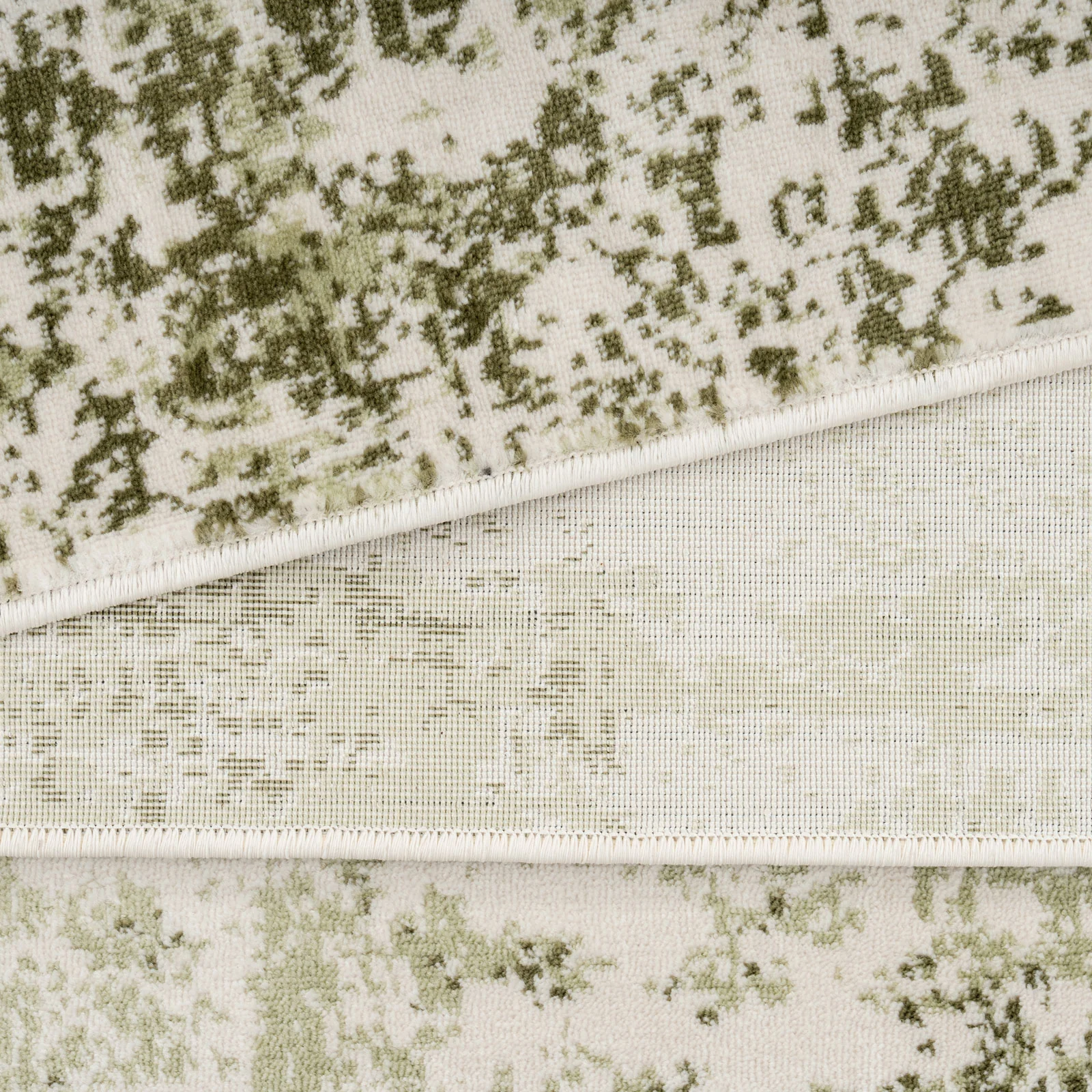 Sage Green Abstract Rug - Bella - Image 6