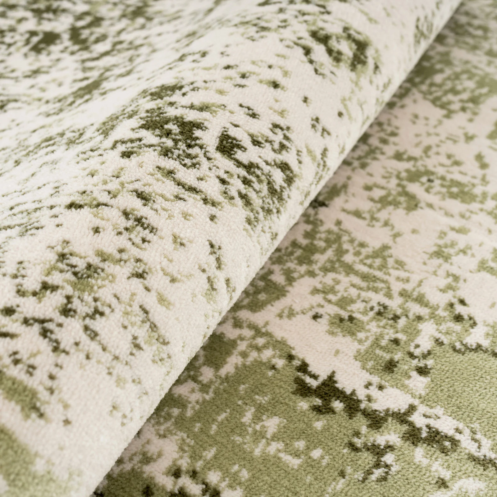 Sage Green Abstract Rug - Bella - Image 8