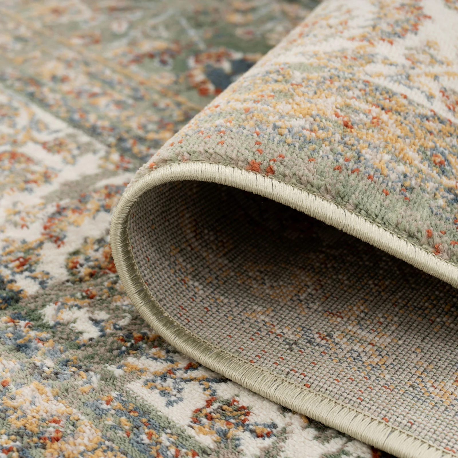 Sage Green Classical Rug - Basila - Image 10