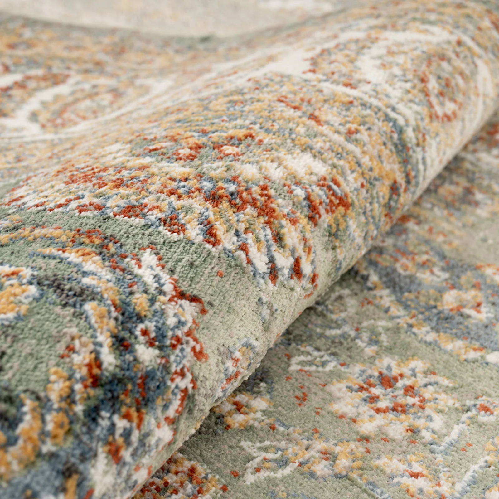 Sage Green Classical Rug - Basila - Image 3