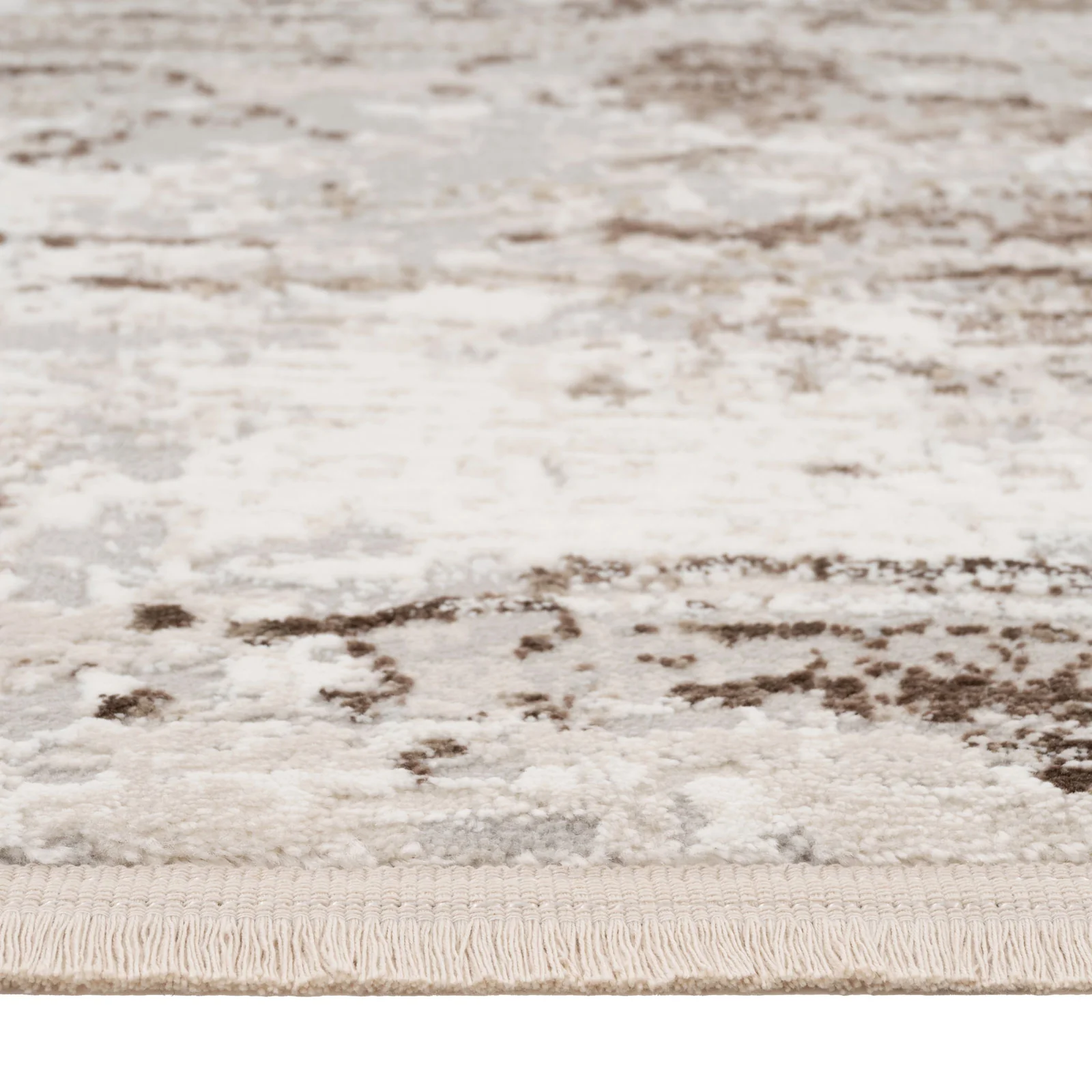 Soft Beige Modern Distressed Rug - Zoya - Image 7