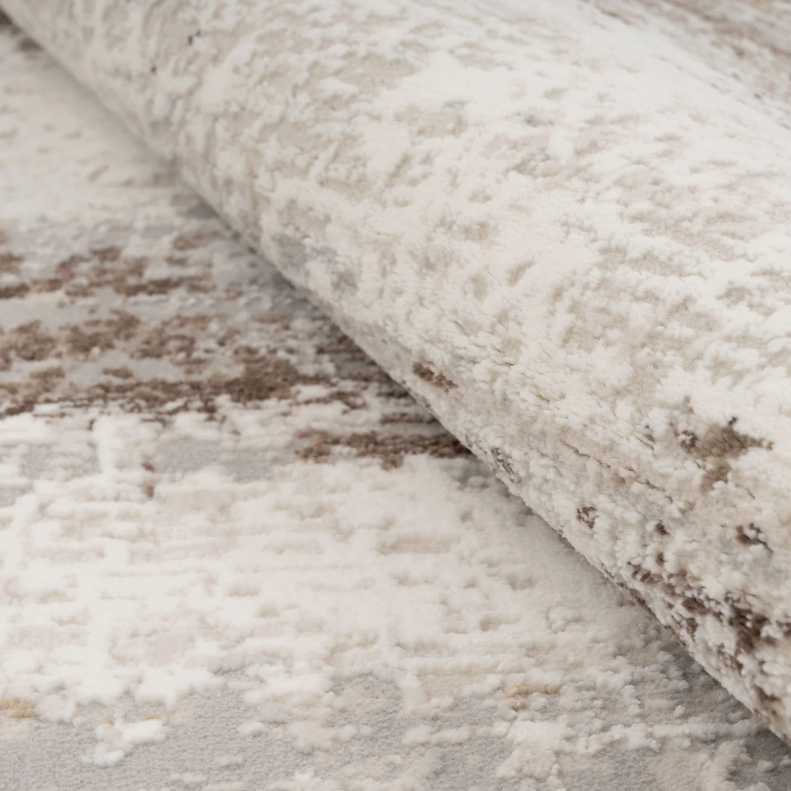 Soft Beige Modern Distressed Rug - Zoya - Image 9