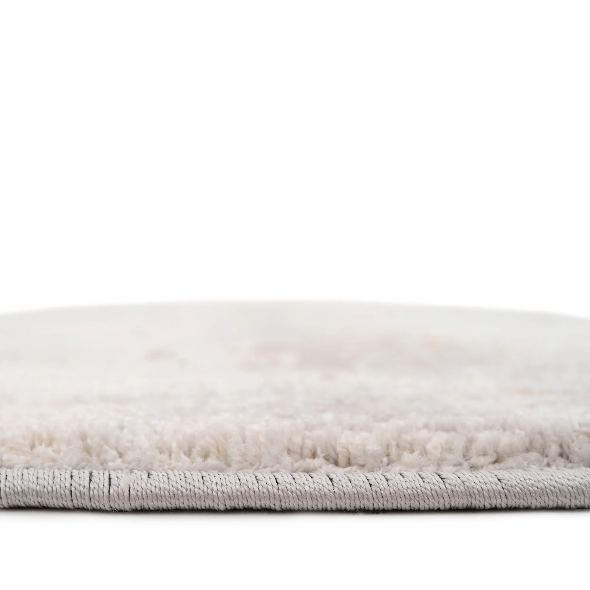 Soft Grey Gold Abstract Circle Rug - Moonshine - Image 8