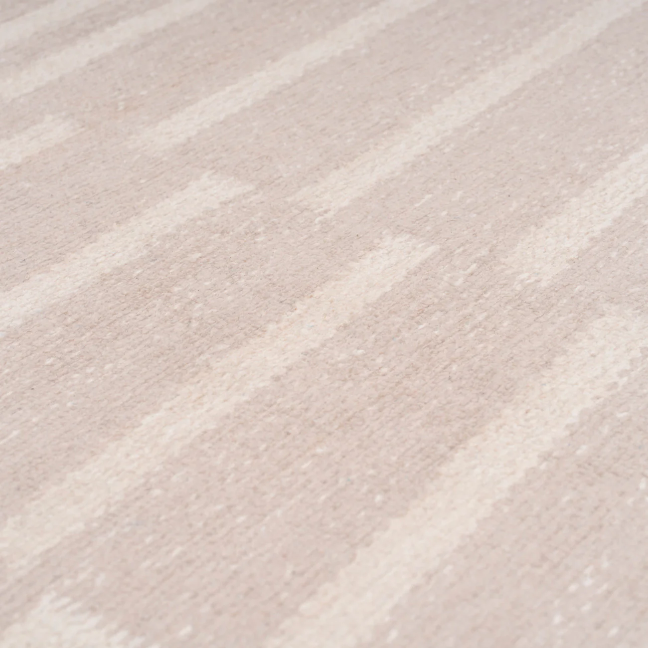 Soft Washable Beige Geometric Runner - Faye - Image 3