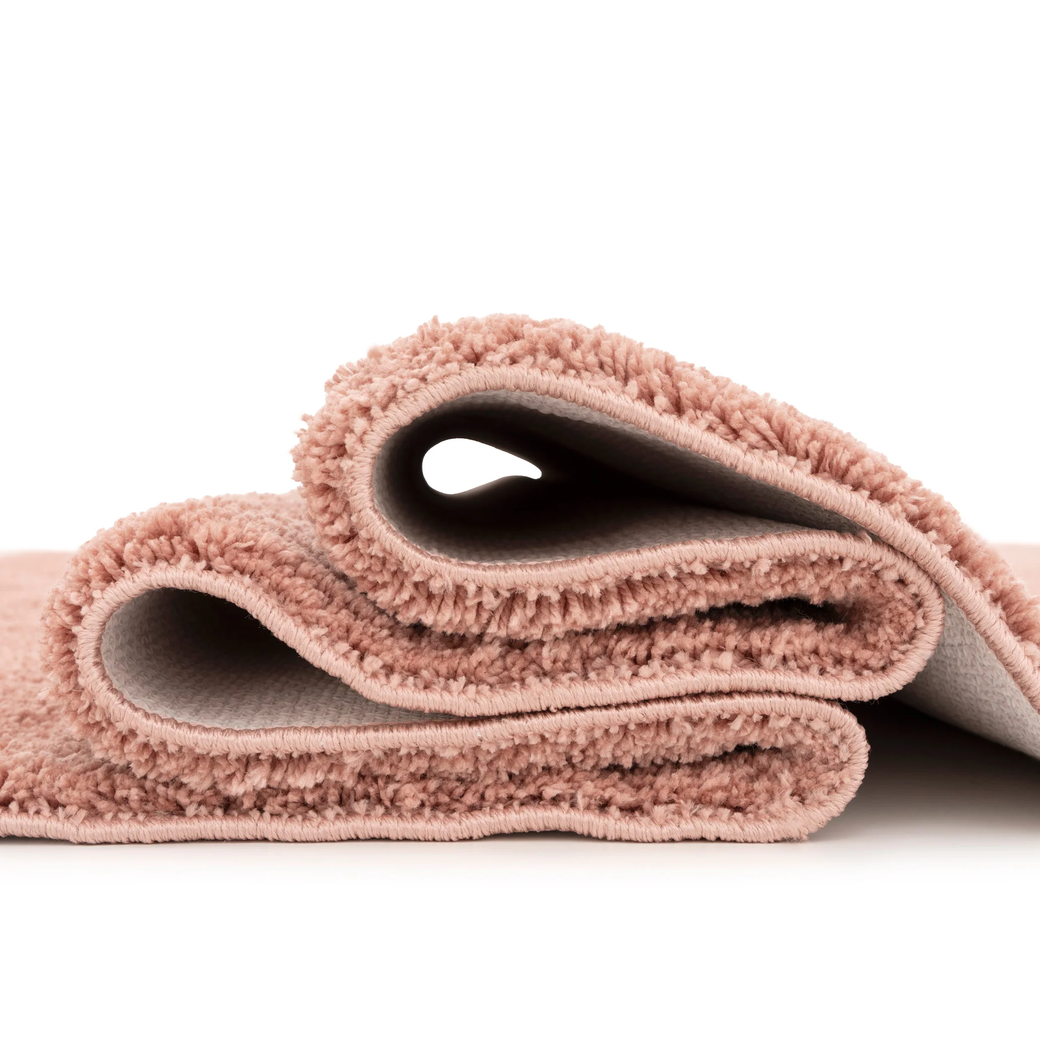 Soft Washable Blush Pink Shaggy Rug - Image 7