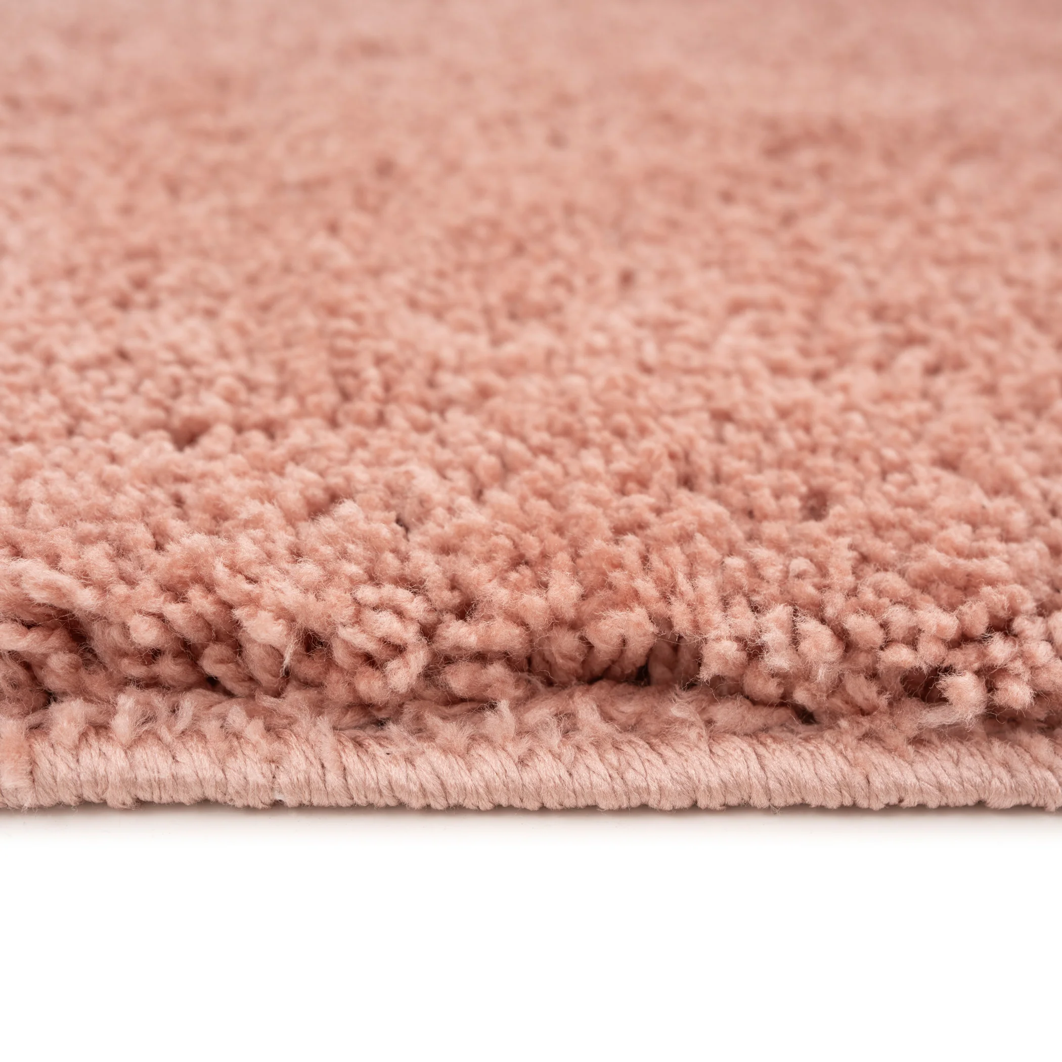 Soft Washable Blush Pink Shaggy Rug - Image 9