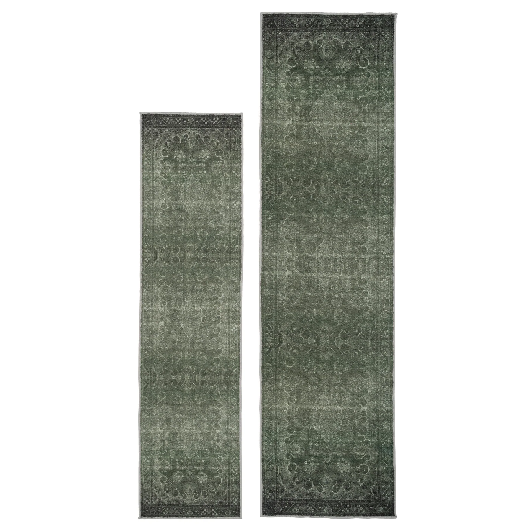 Soft Washable Green Medallion Rug - Maisie - Image 15
