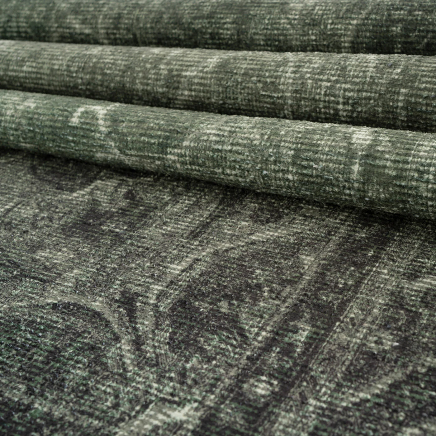 Soft Washable Green Medallion Rug - Maisie - Image 9