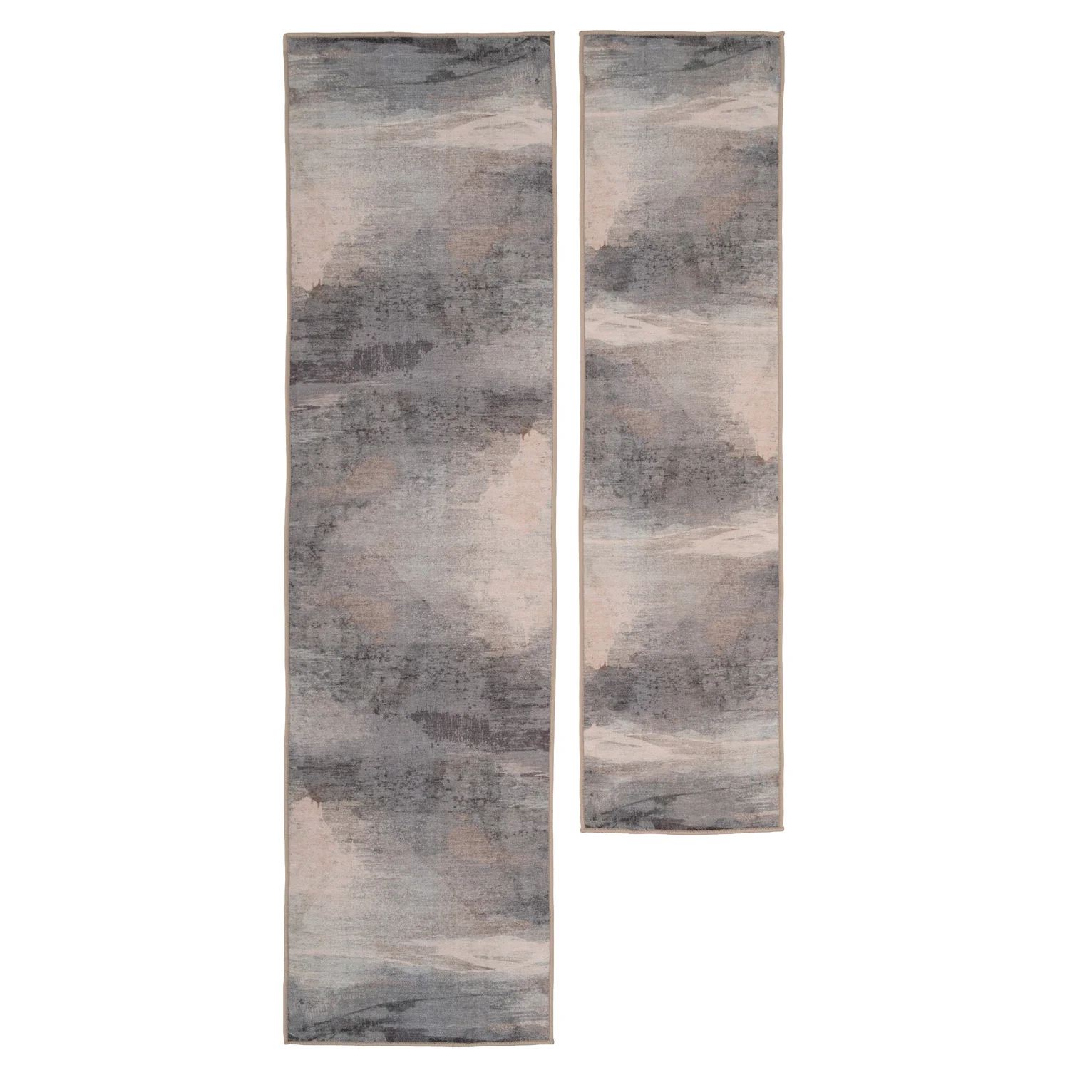 Soft Washable Grey Abstract Rug - Dara - Image 13
