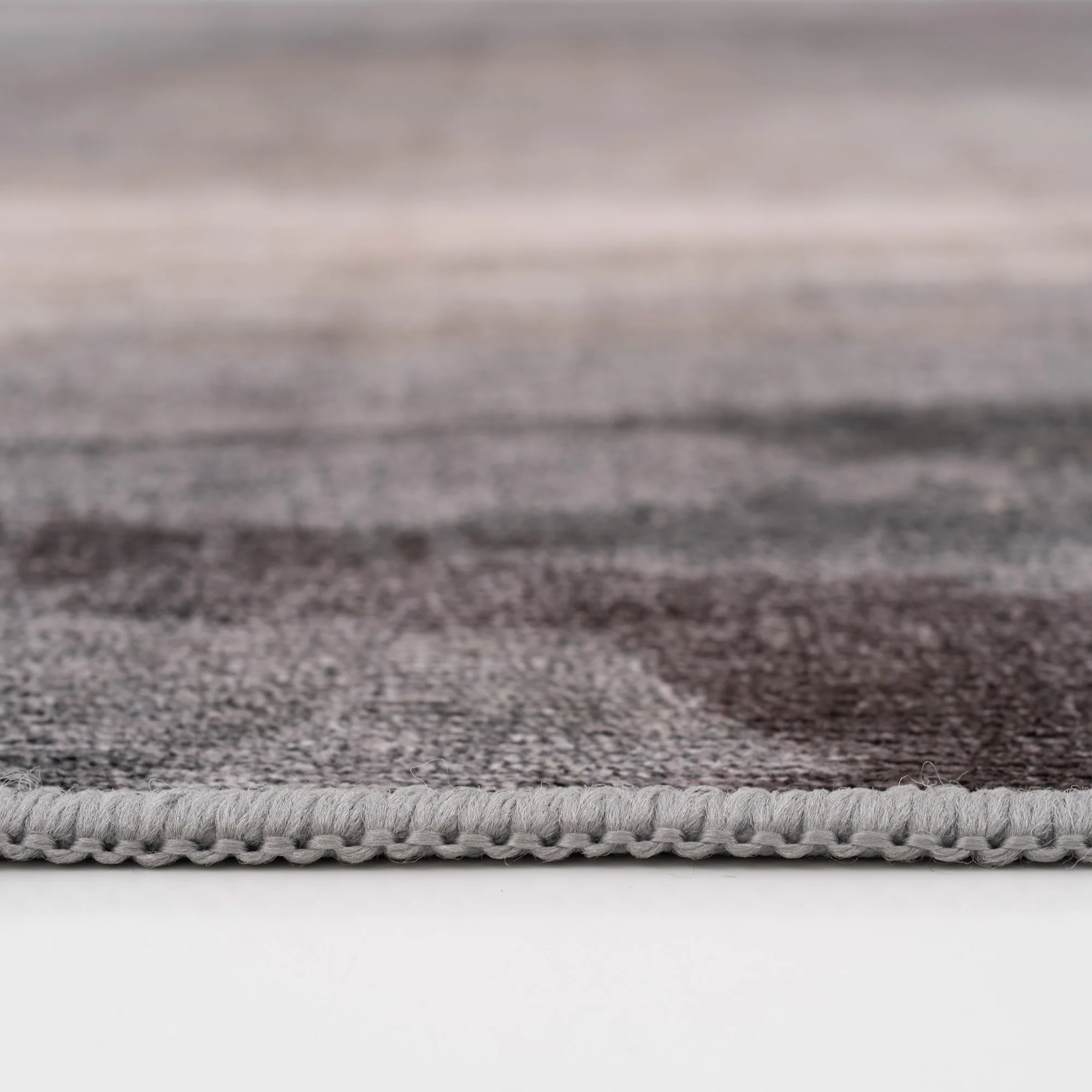 Soft Washable Grey Abstract Rug - Dara - Image 9