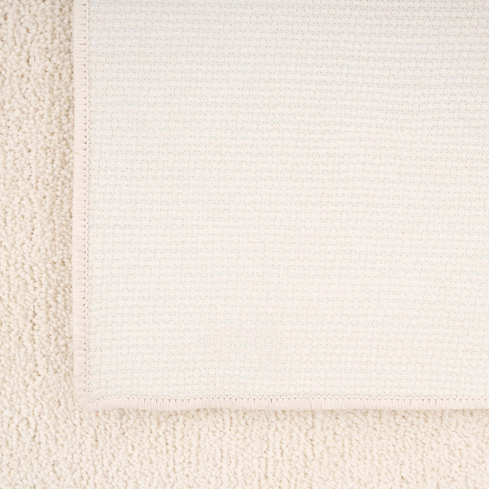 Soft Washable Light Cream Shaggy Rug - Image 9