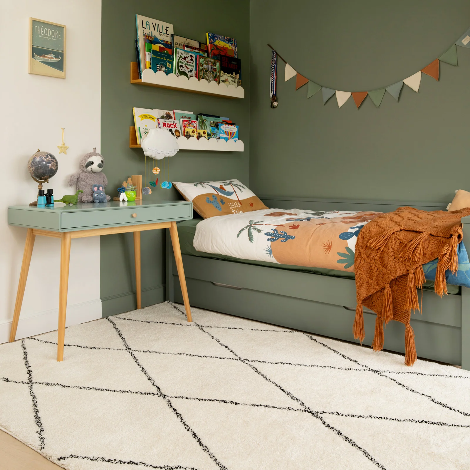 Soft Washable Moroccan Shaggy Rug - Zina - Image 5