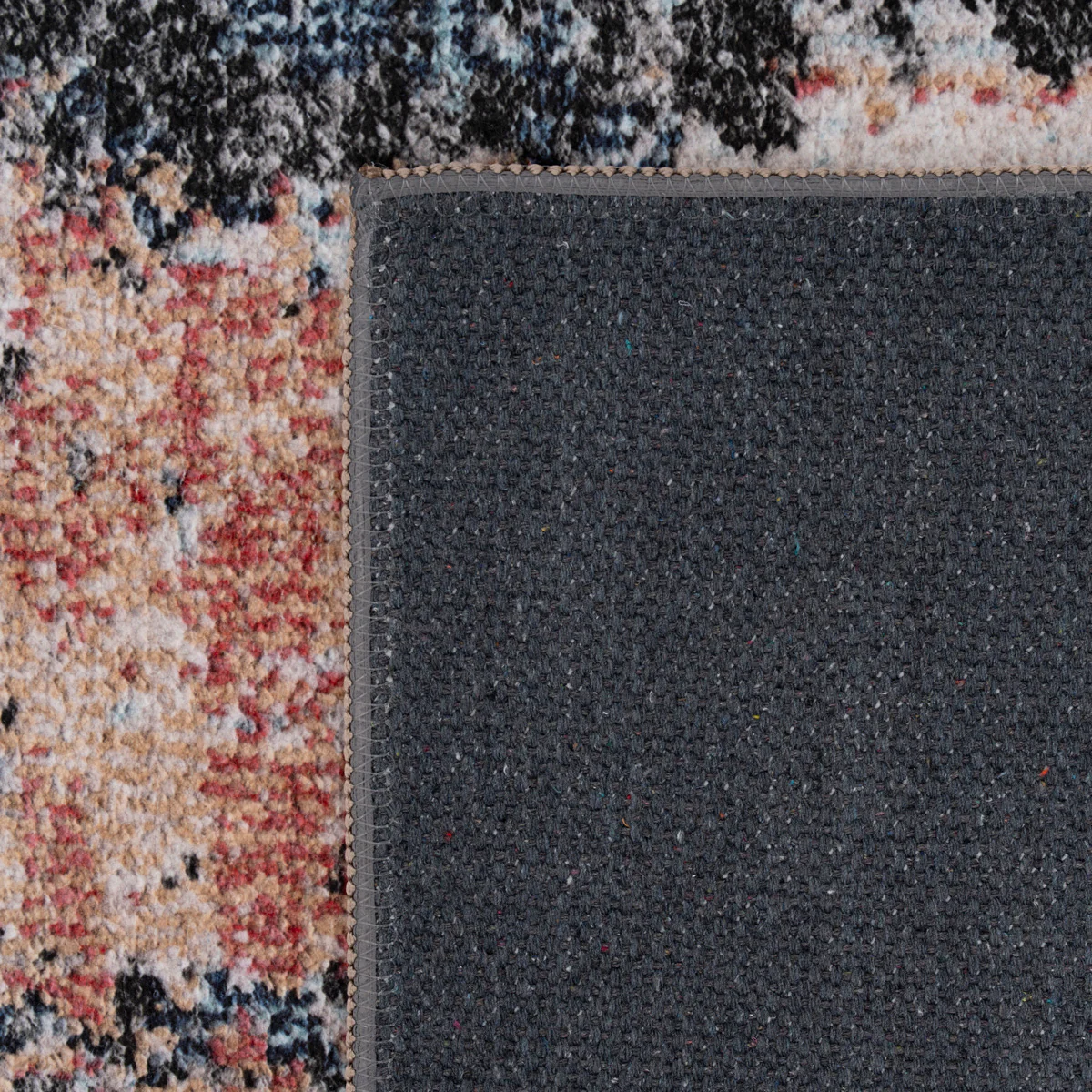 Soft Washable Multicolour Abstract Rug - Pierre - Image 10
