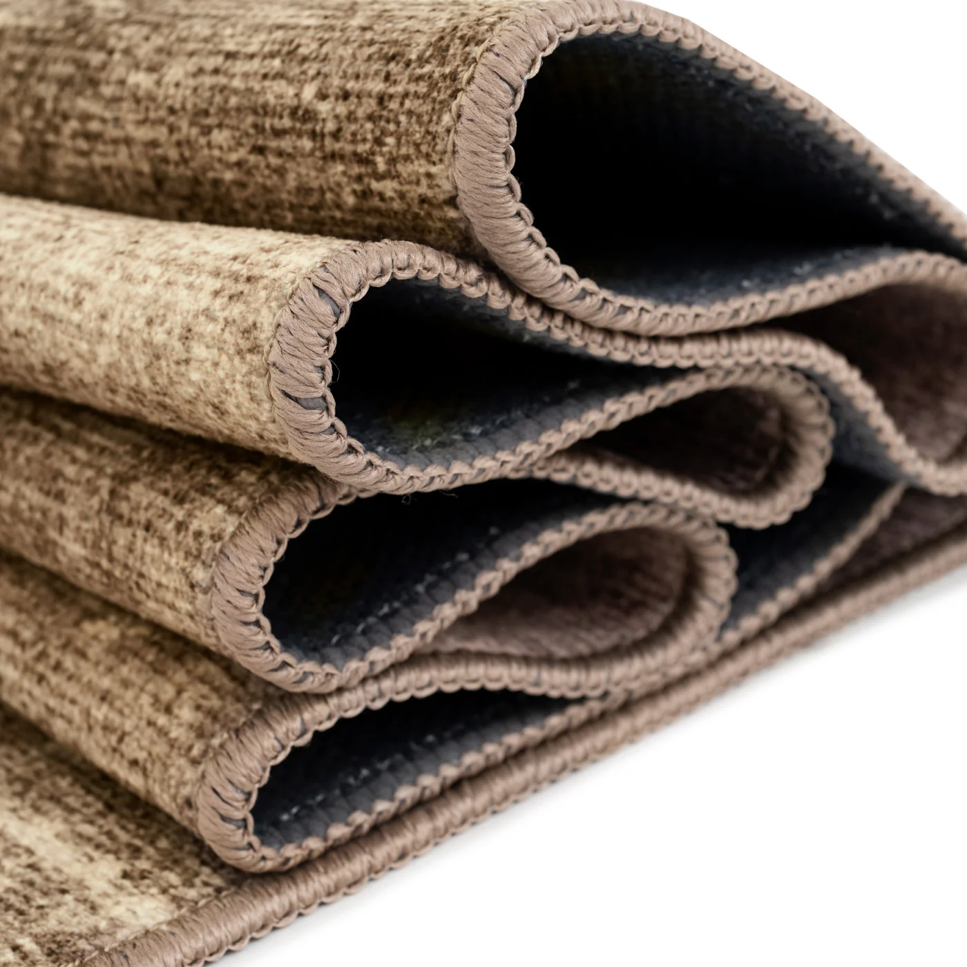 Soft Washable Mossy Brown Beige Rug - Ryn - Image 12