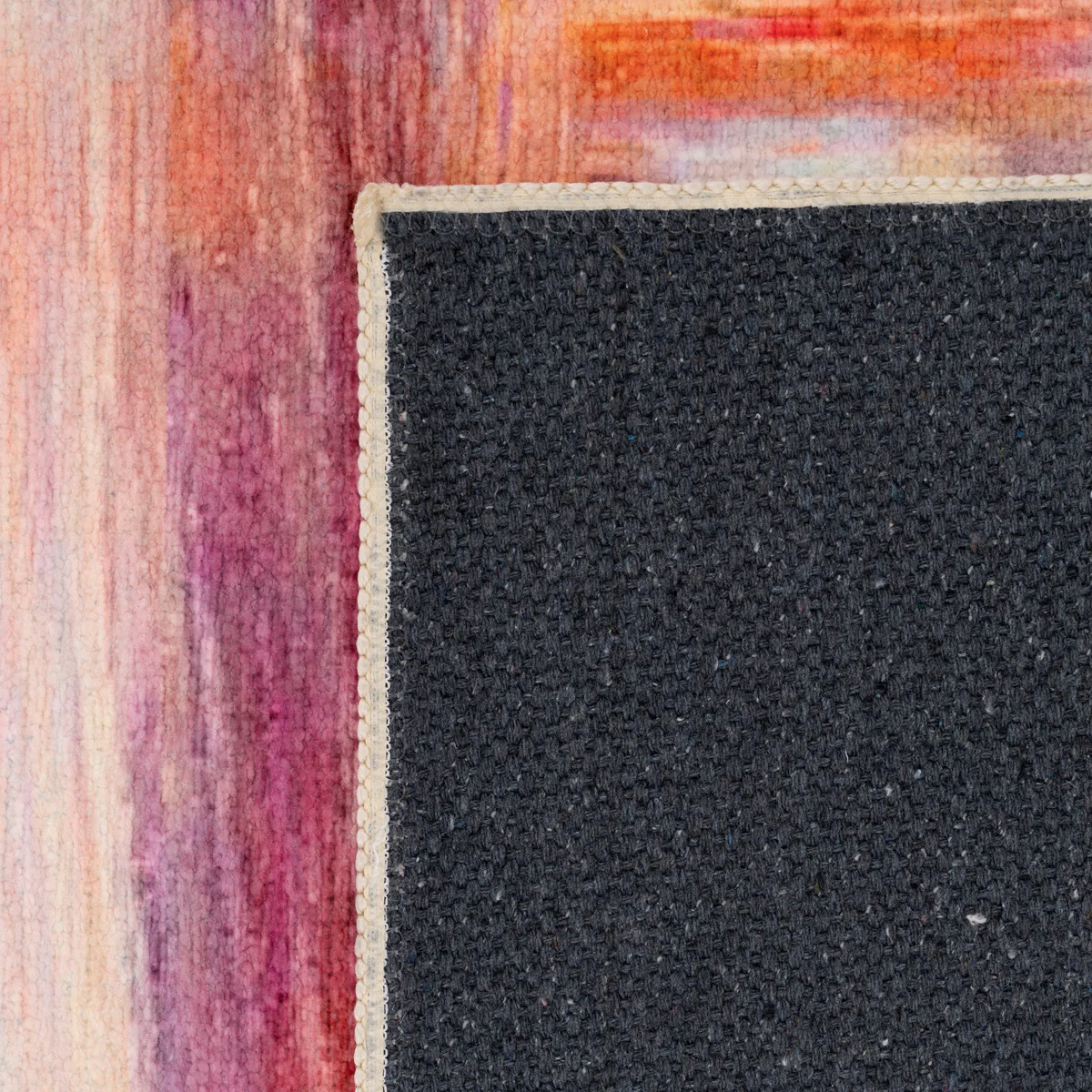 Soft Washable Pink Modern Art Rug - Festival - Image 8
