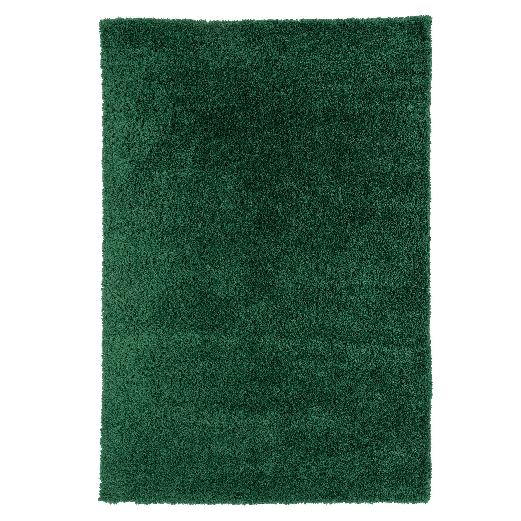 Soft Everyday Dark Green Shaggy Rug - Image 3