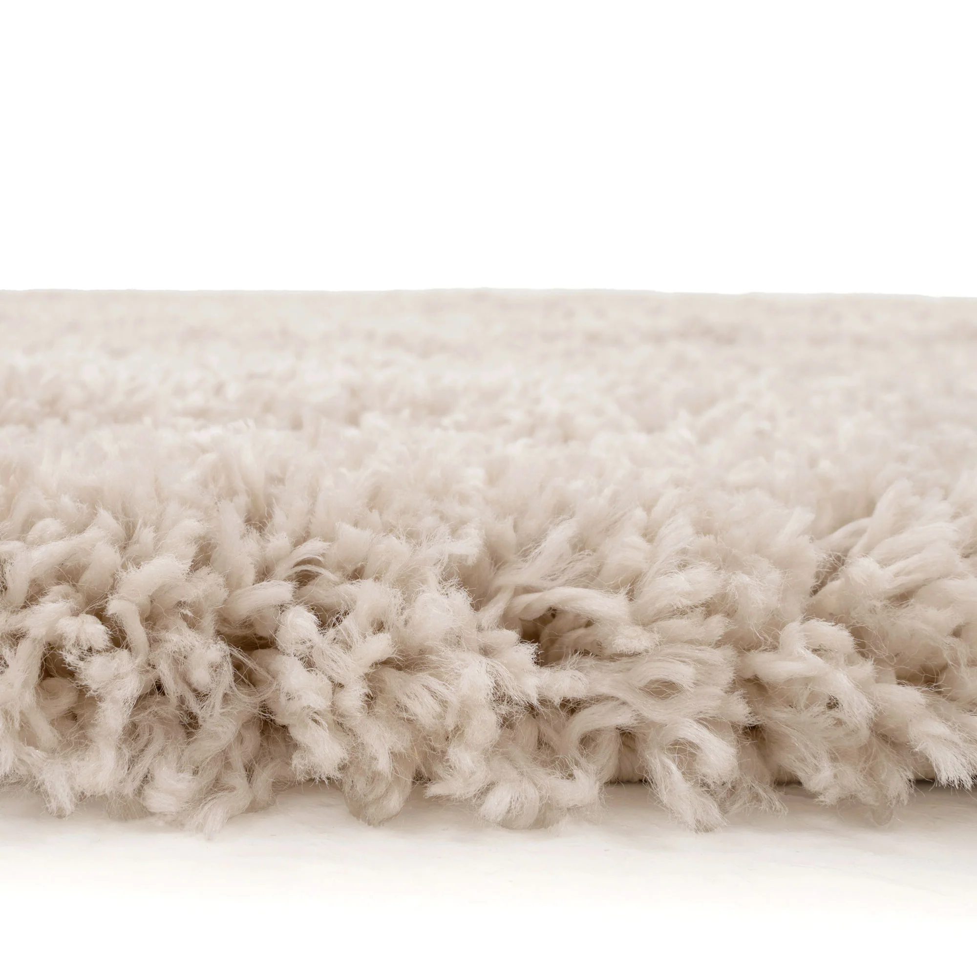 Soft Everyday Light Beige Shaggy Rug - Image 5