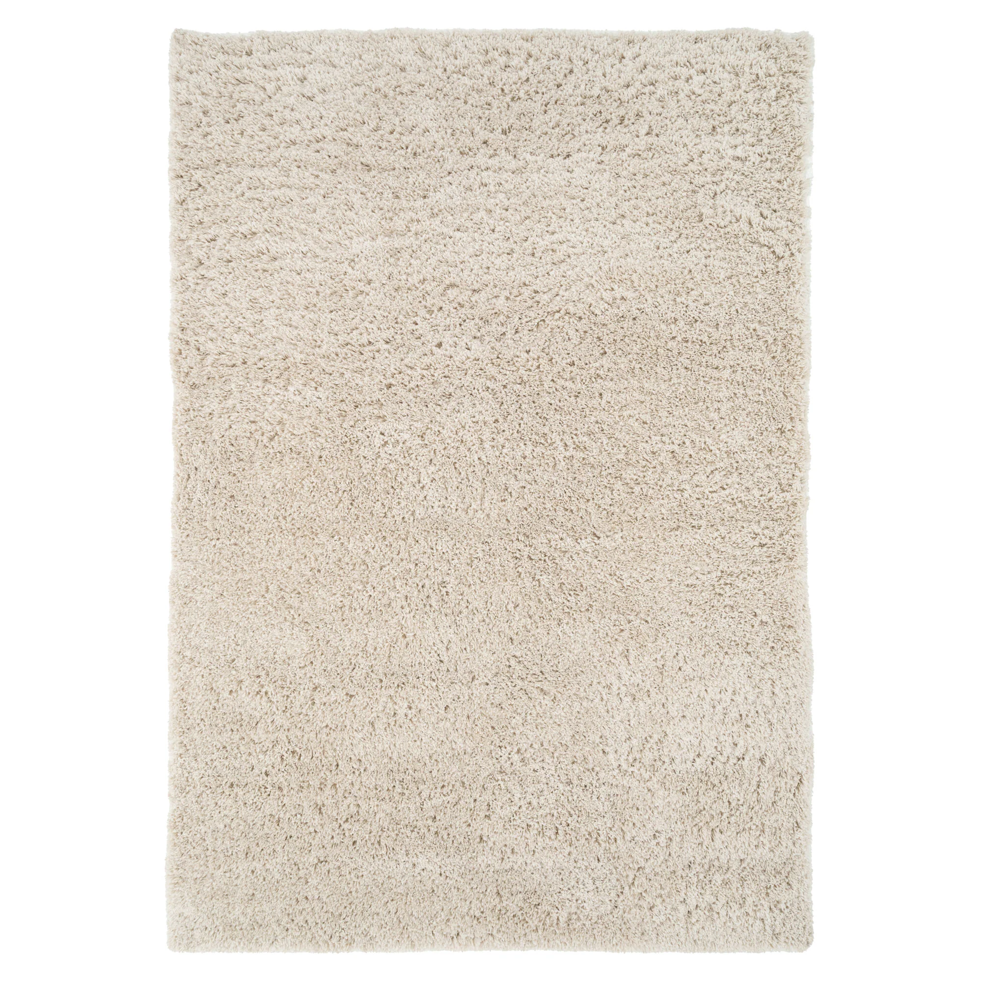 Soft Everyday Light Beige Shaggy Rug - Image 6