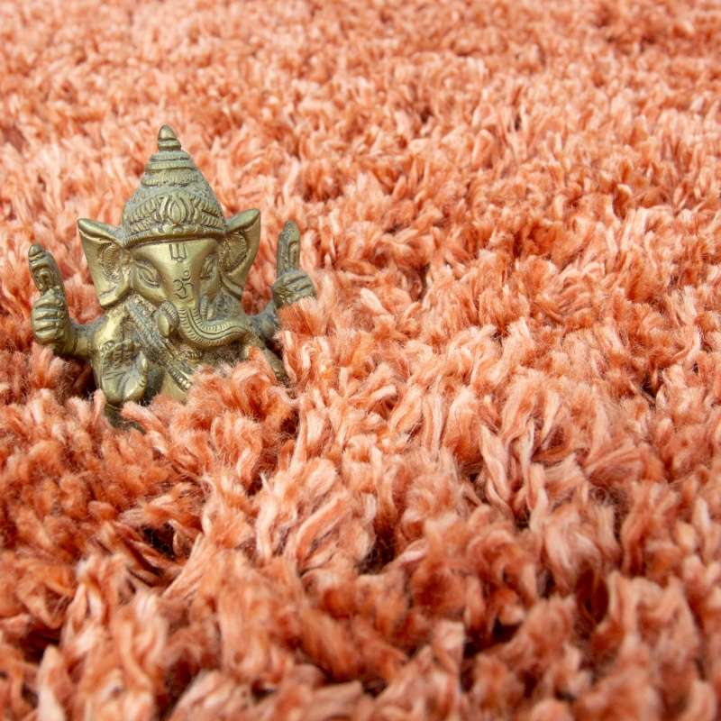 Soft Everyday Terracotta Shaggy Runner - Image 4