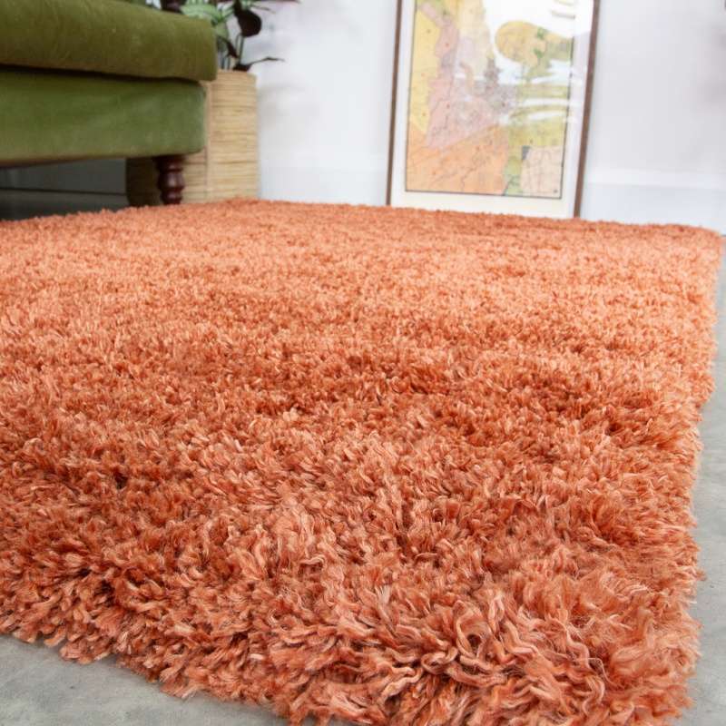 Soft Everyday Terracotta Shaggy Runner - Image 5