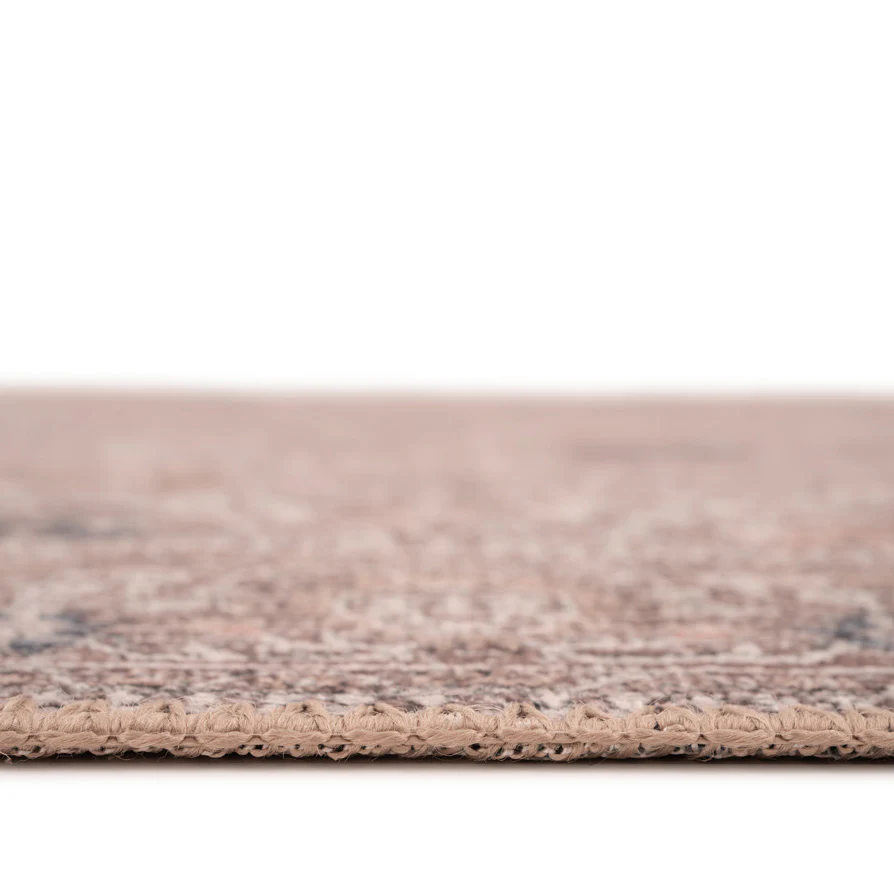 Flatwoven Washable Vintage Floral Runner - Macie - Image 3