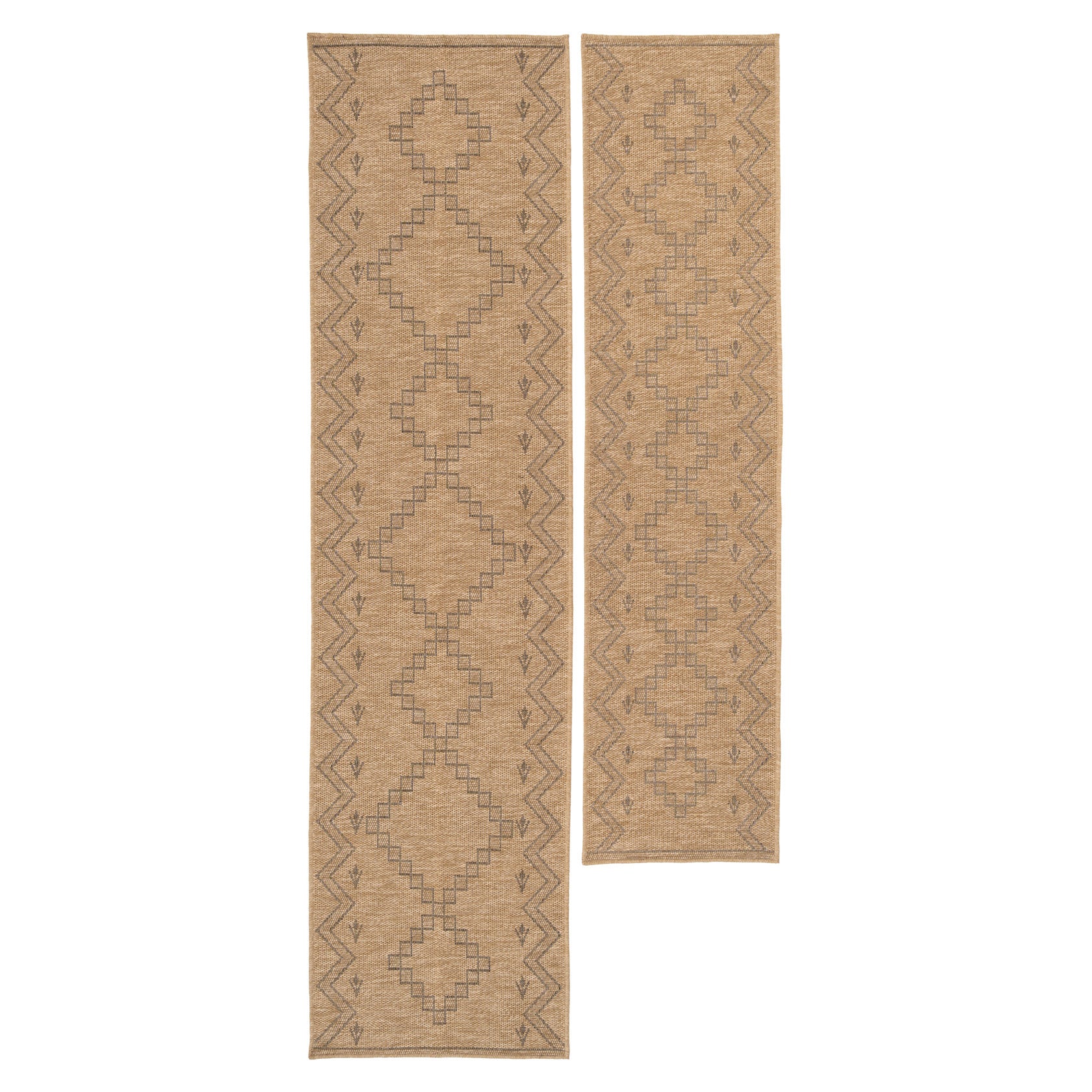 Washable Beige Berber Jute Style Runner - Alva - Image 8
