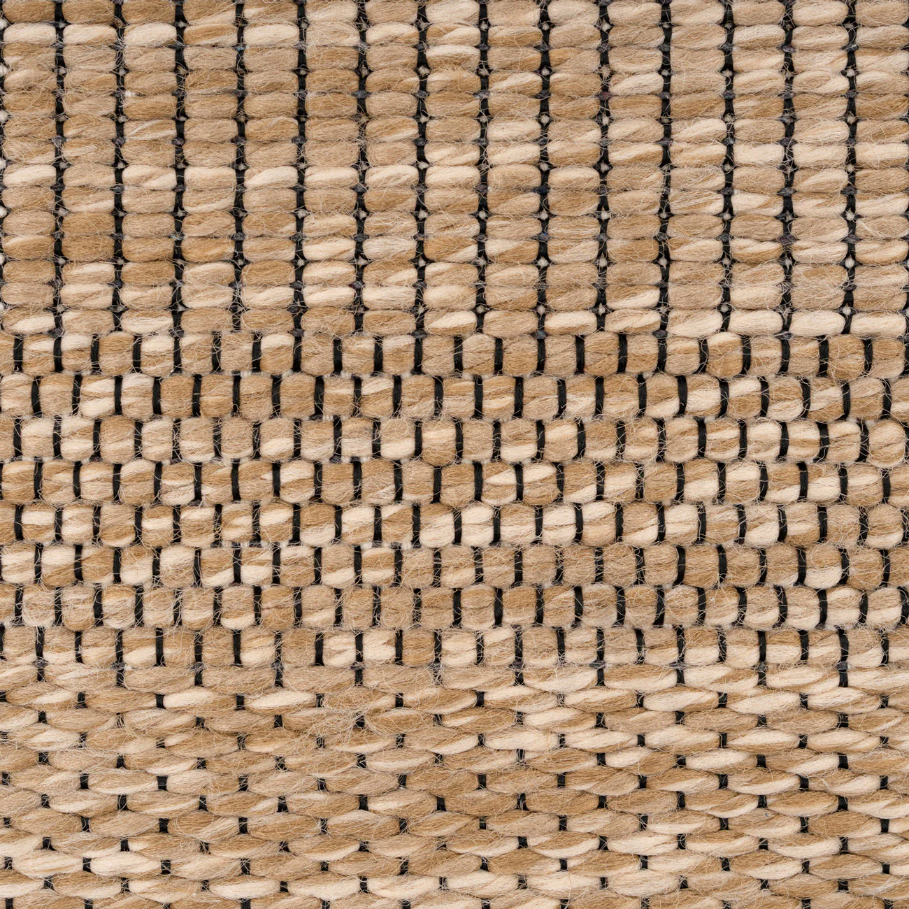 Washable Beige Border Jute Style Runner - Rayna - Image 4