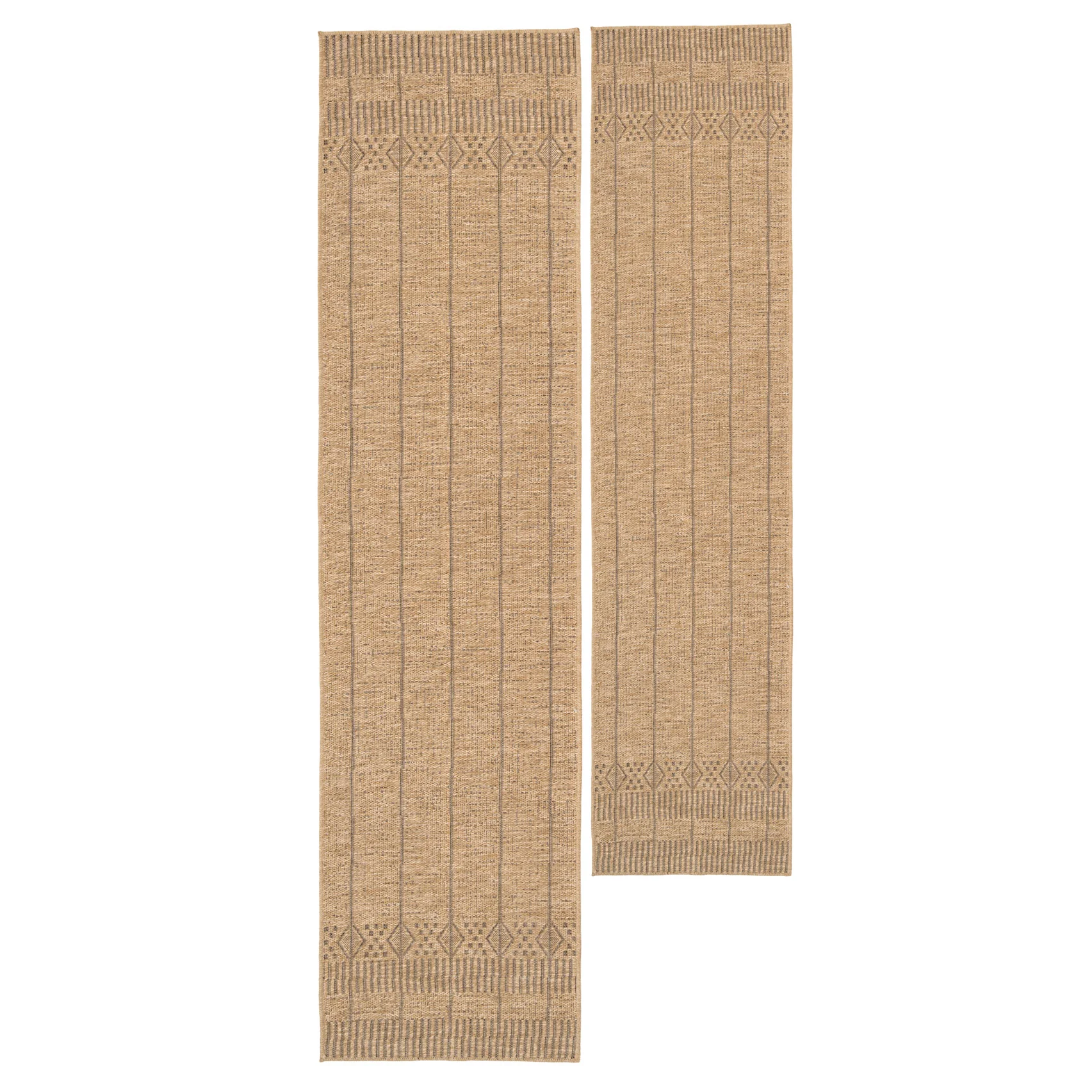 Washable Beige Border Jute Style Runner - Rayna - Image 8