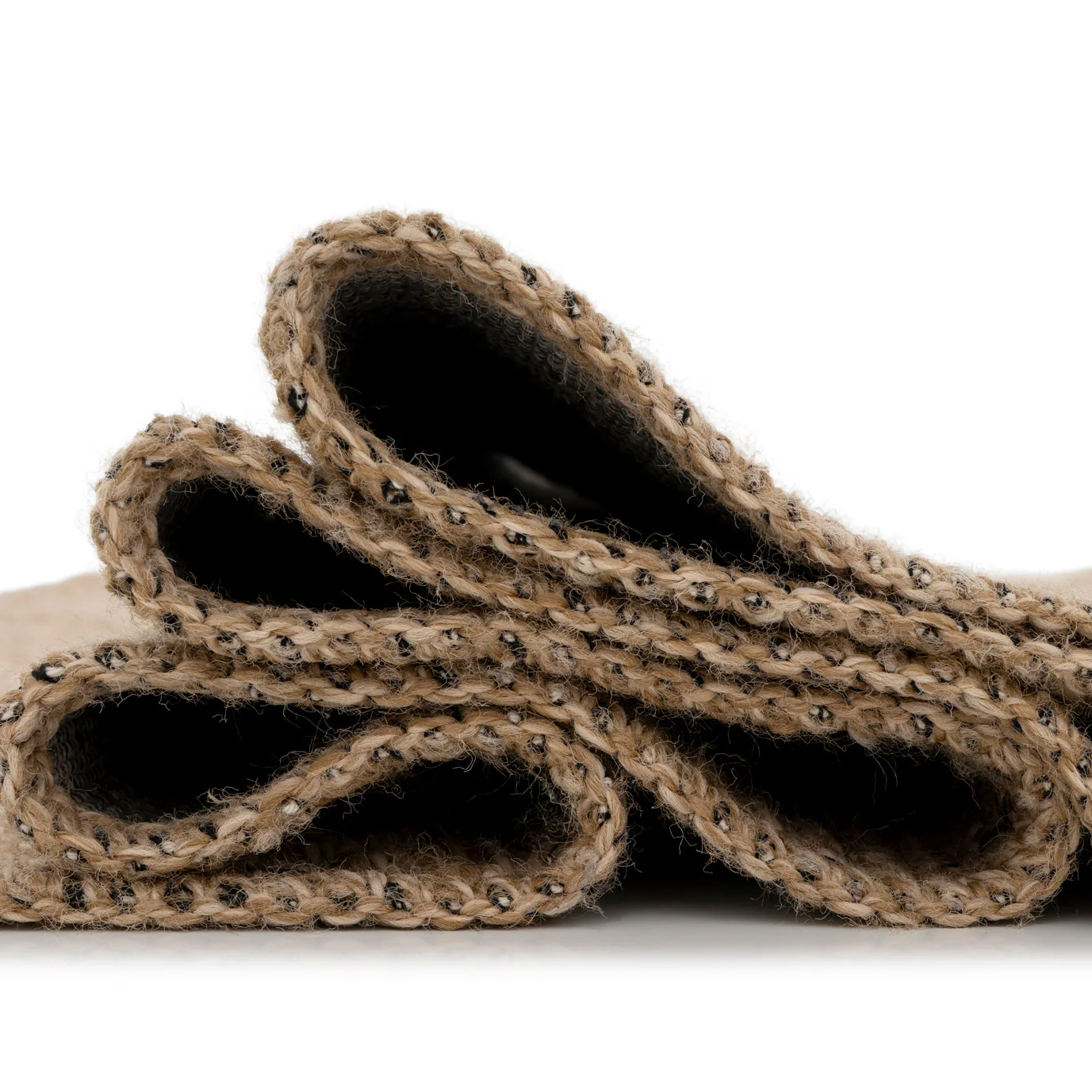 Washable Beige Diamond Jute Style Runner - Thea - Image 6