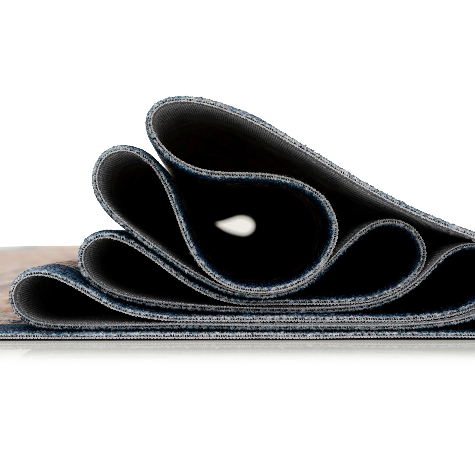 Washable Blue Persian Style Mat - Leela - Image 8