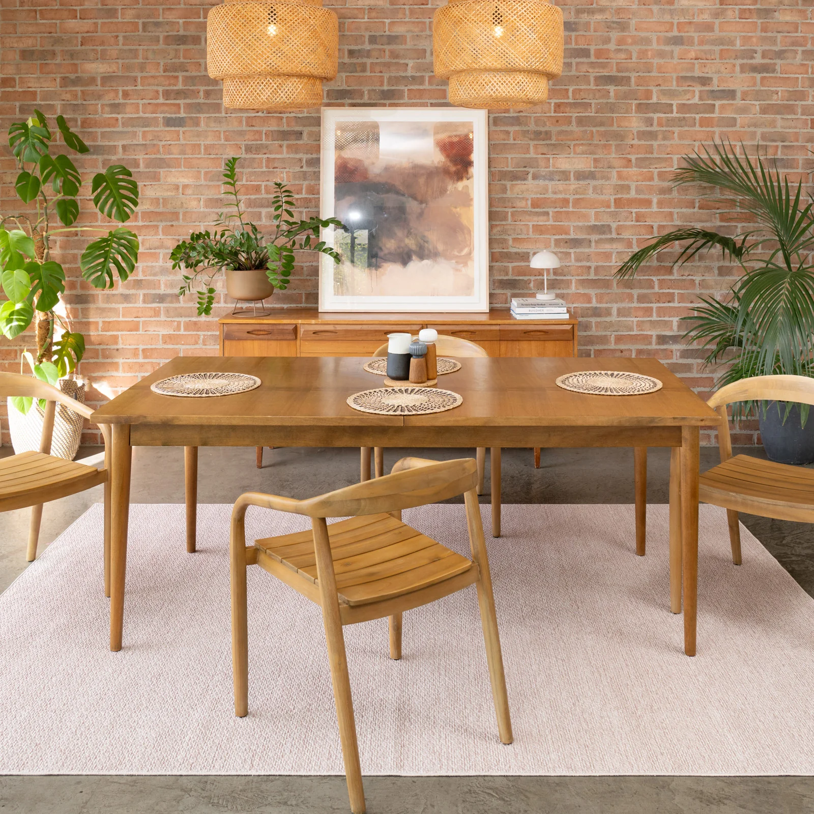 Washable Bobbled Beige Chic Rug - Lucy - Image 3