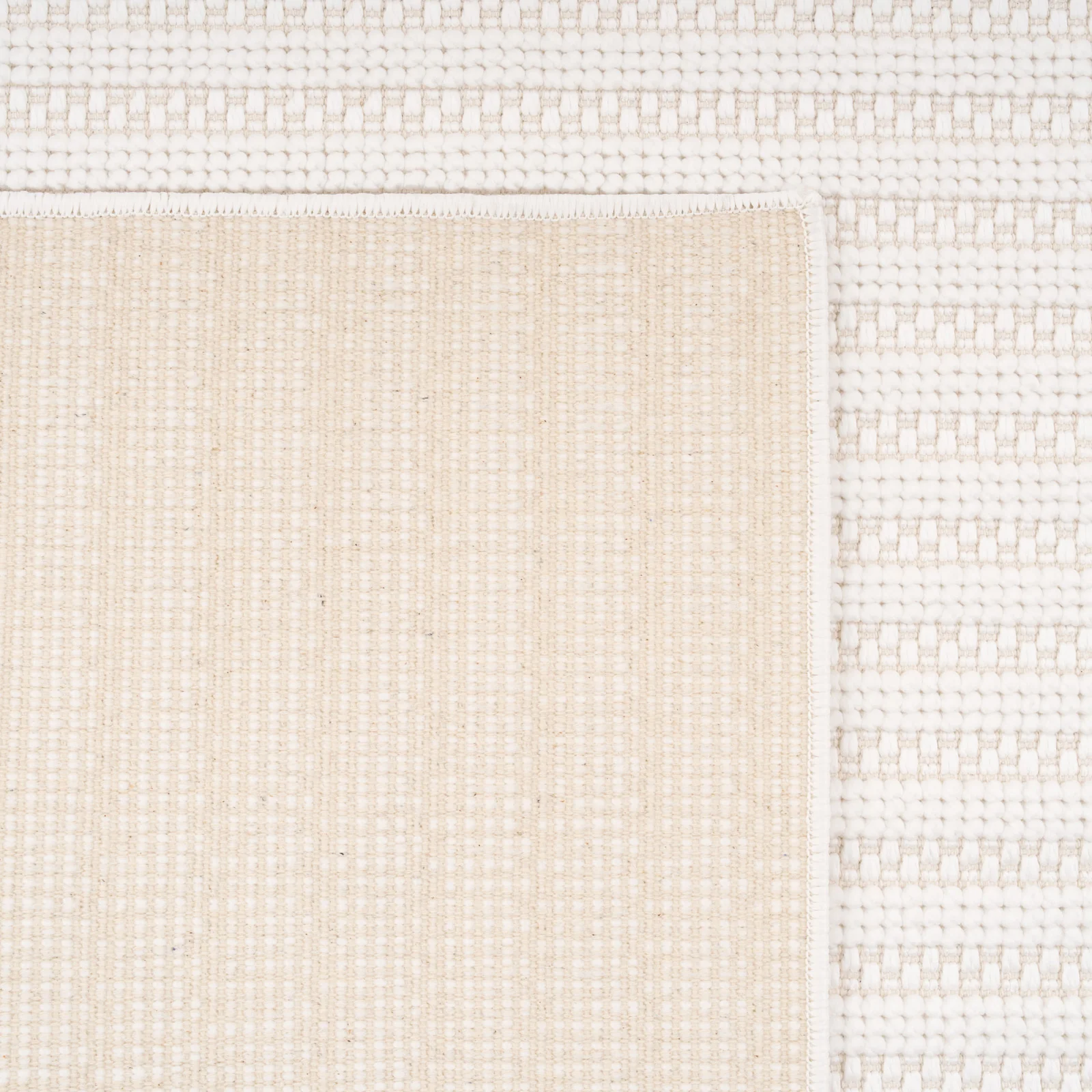 Washable Bobbled Cream Scandi Rug - Olivia - Image 11