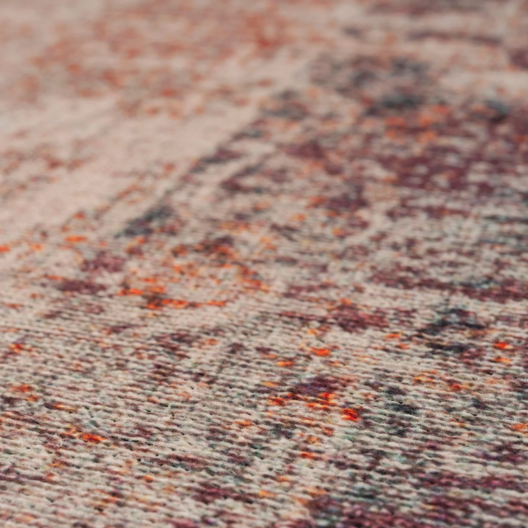 Washable Boho Distressed Runner - Opal - Image 3