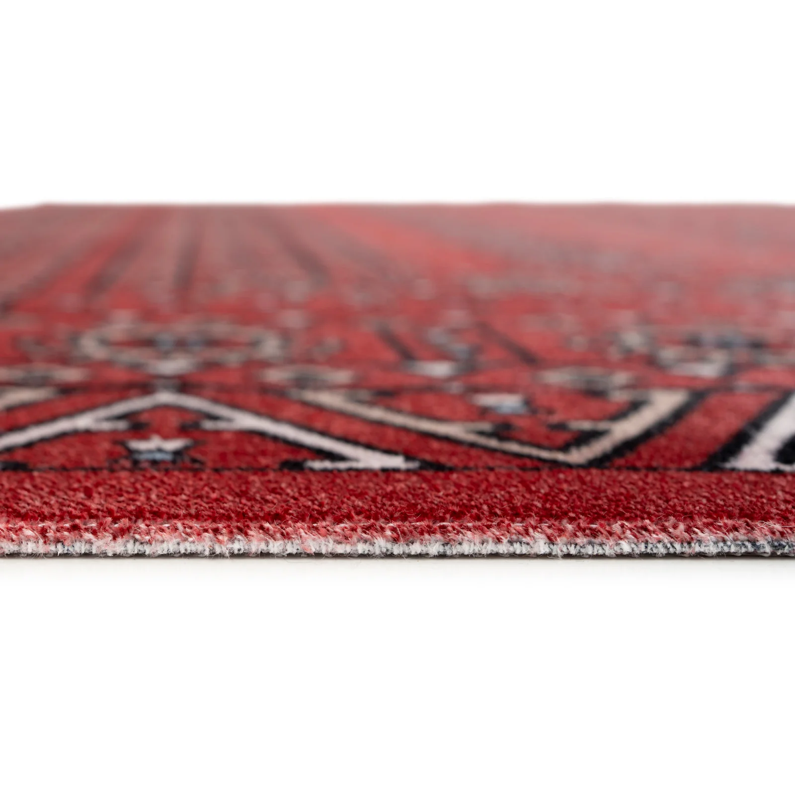 Washable Bokara Red Persian Style Runner - Mira - Image 4
