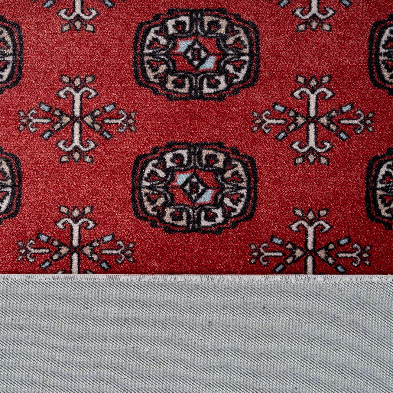 Washable Bokara Red Persian Style Runner - Mira - Image 6