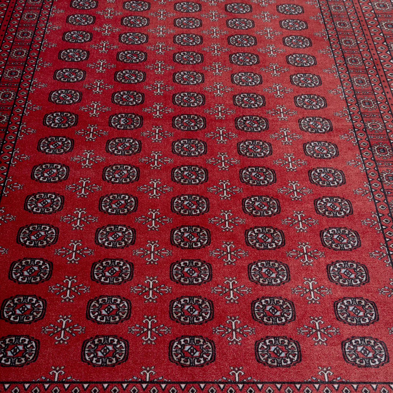 Washable Bokara Red Persian Style Runner - Mira - Image 7