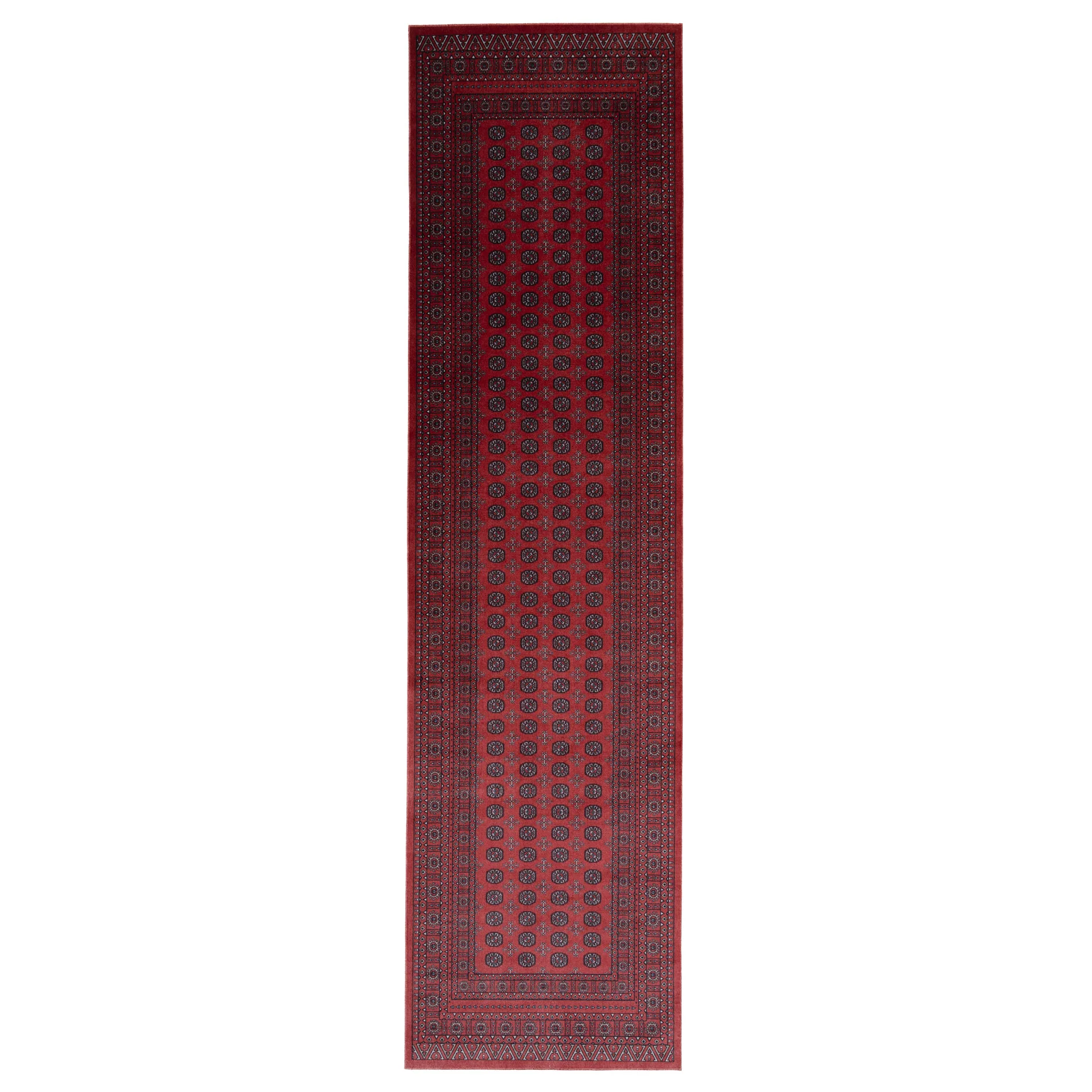 Washable Bokara Red Persian Style Runner - Mira - Image 8