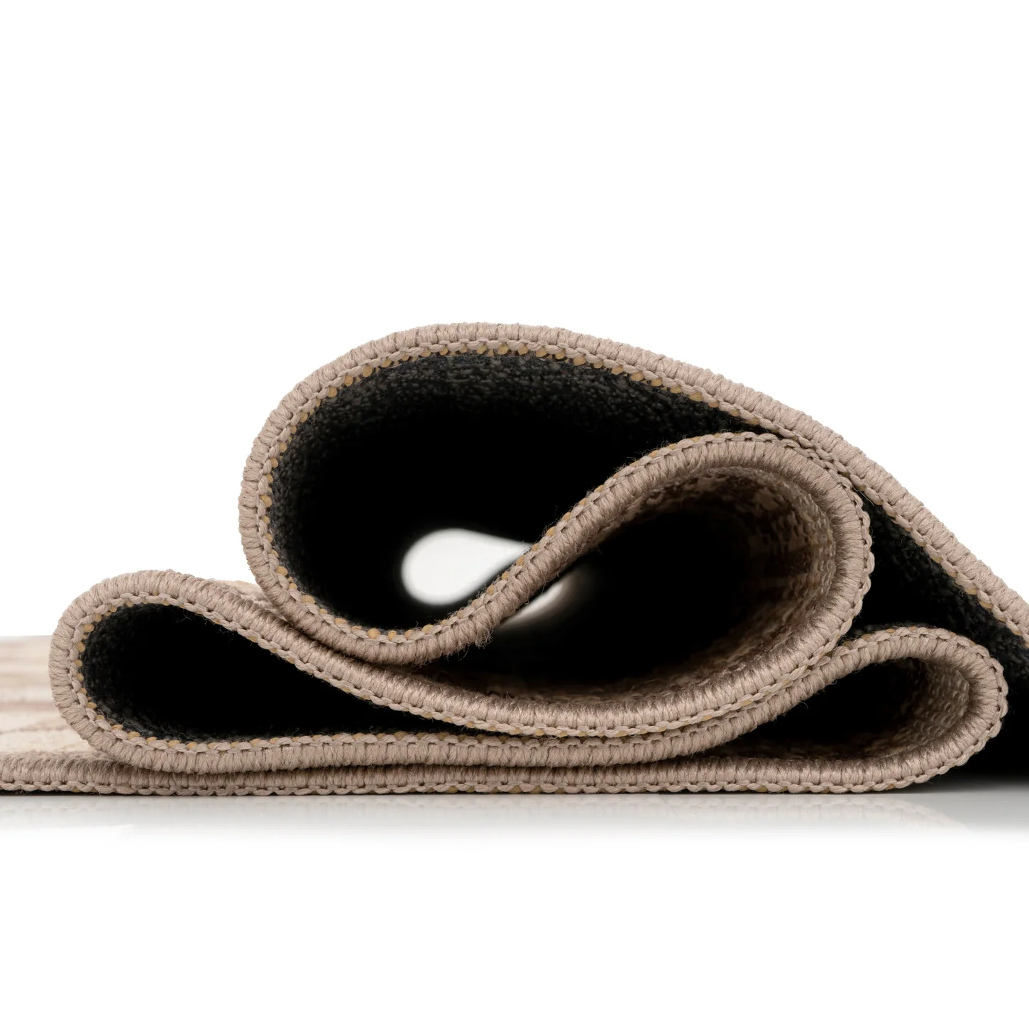 Washable Checkerboard Jute Style Runner - Noa - Image 6