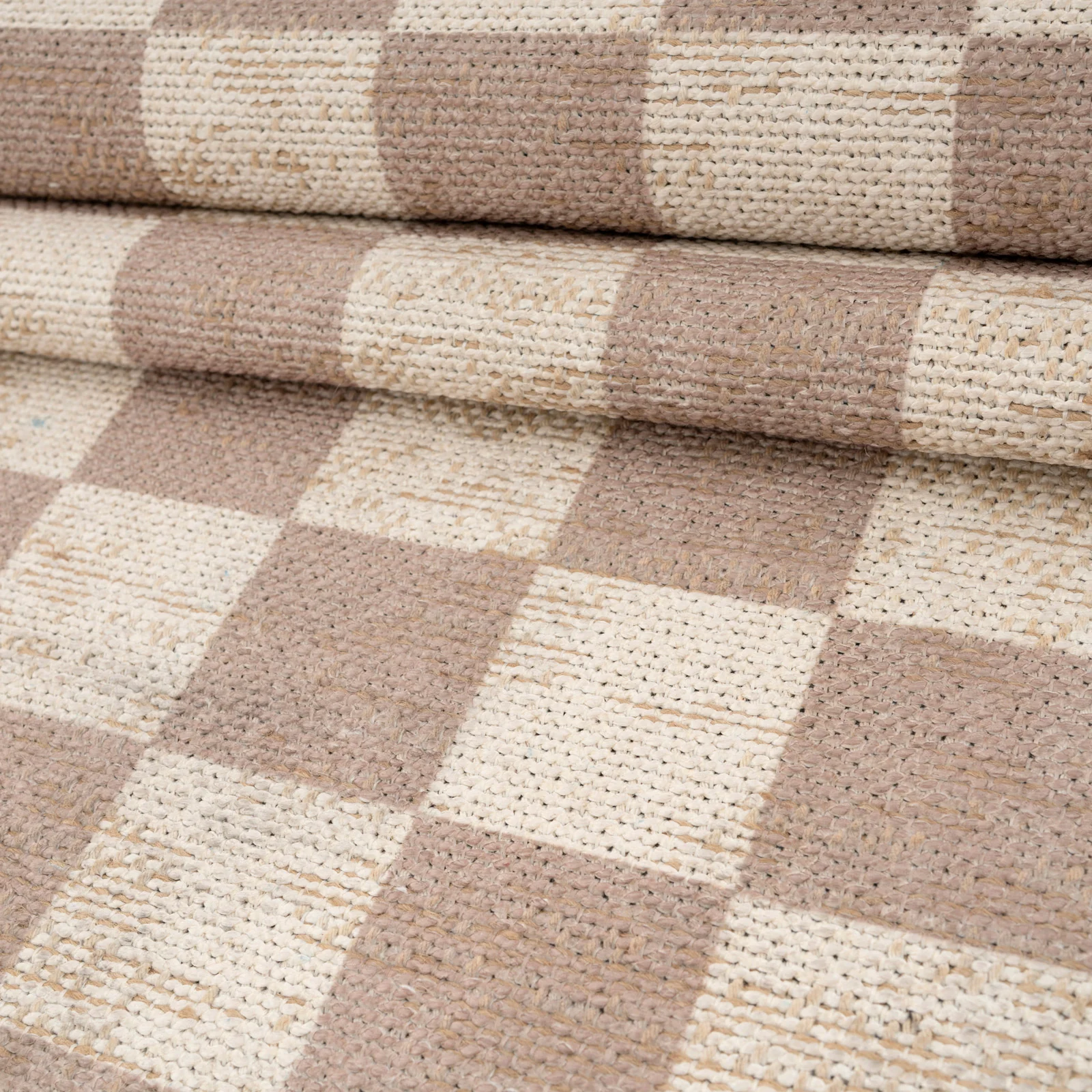 Washable Checkerboard Jute Style Runner - Noa - Image 7