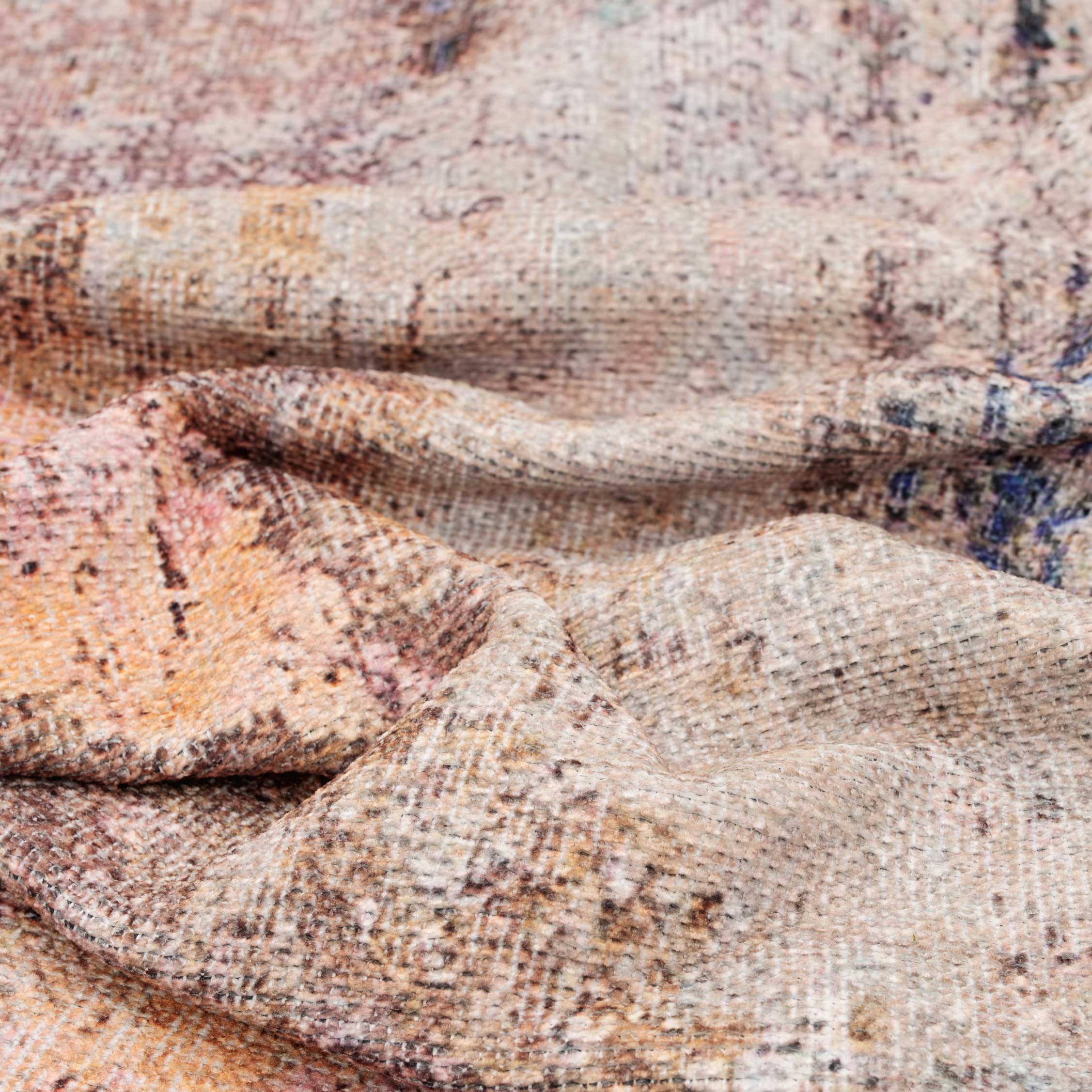 Flatwoven Washable Distressed Multicolour Runner - Carrie - Image 5